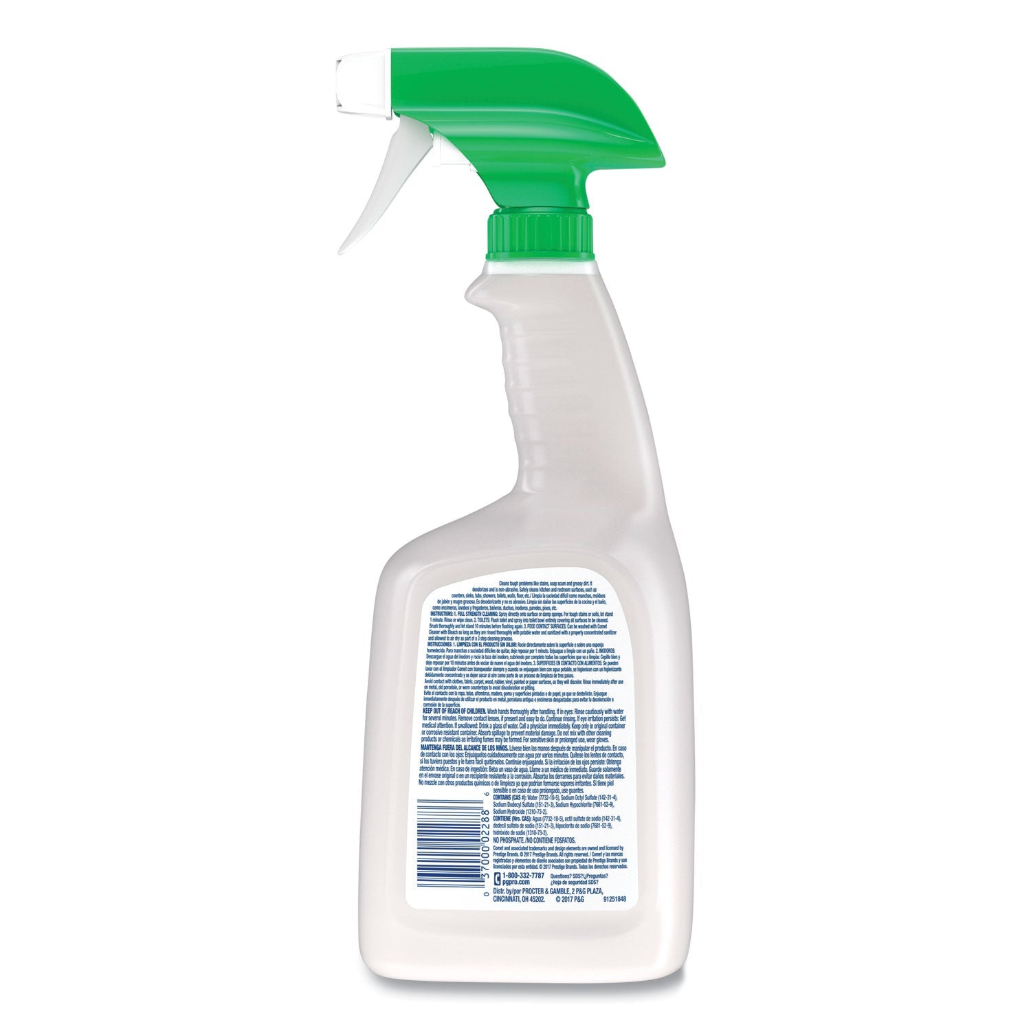 Comet® Cleaner With Bleach, 32 Oz Spray Bottle, 8/carton