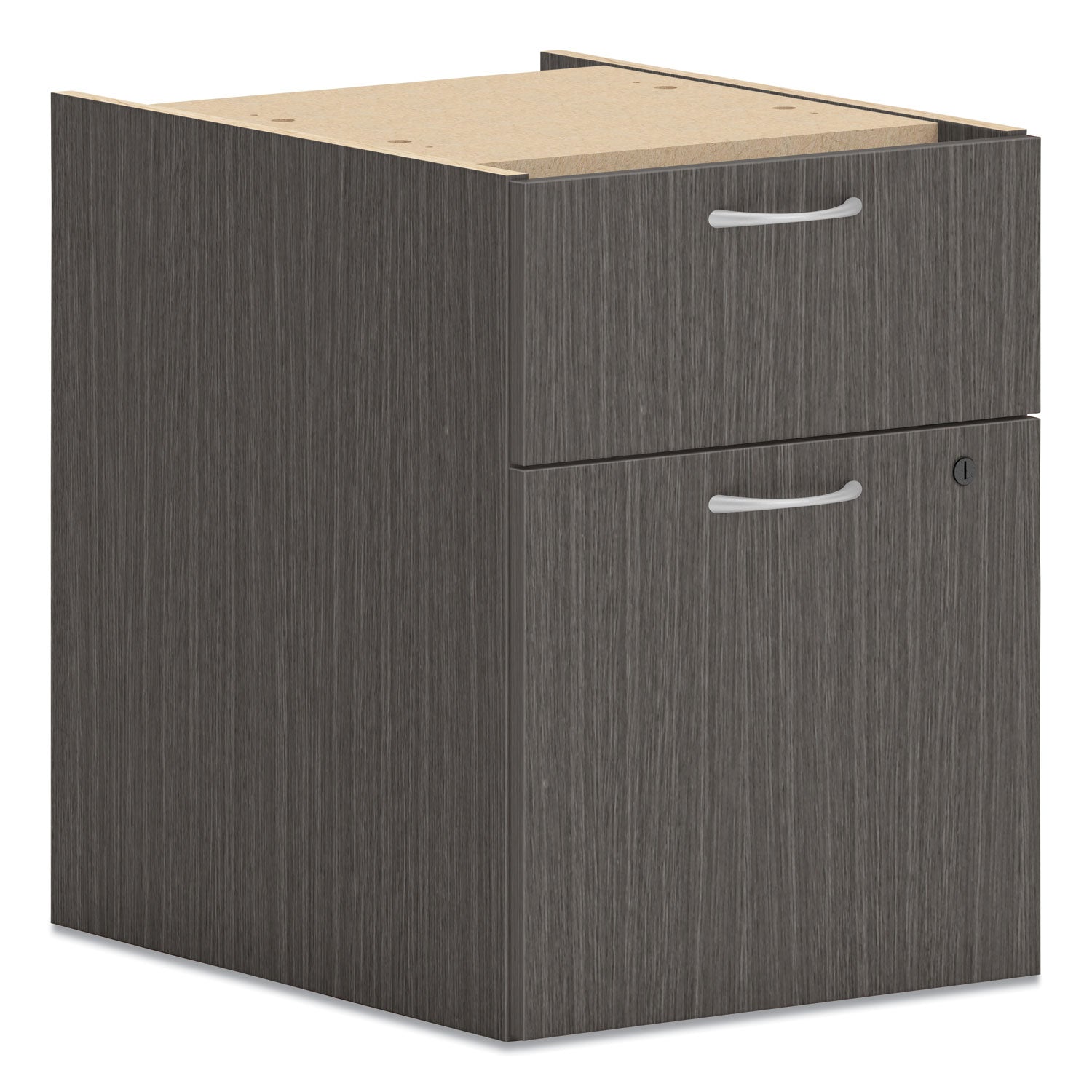 HON® Mod Hanging Pedestal | 2-Drawer Slate Teak