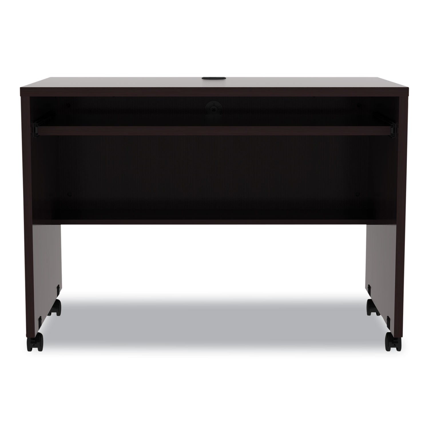 Alera® Alera Valencia Series Mobile Workstation Desk, 41.38" X 23.63" X 30", Espresso
