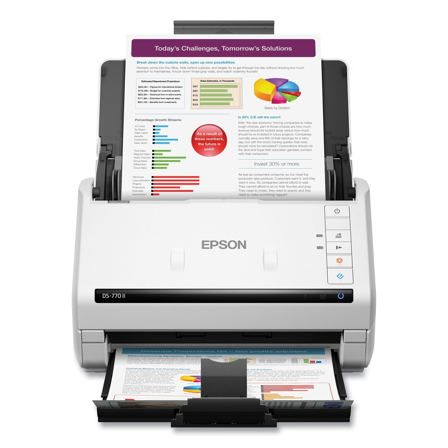 DS-770 II Color Duplex Document Scanner | Epson