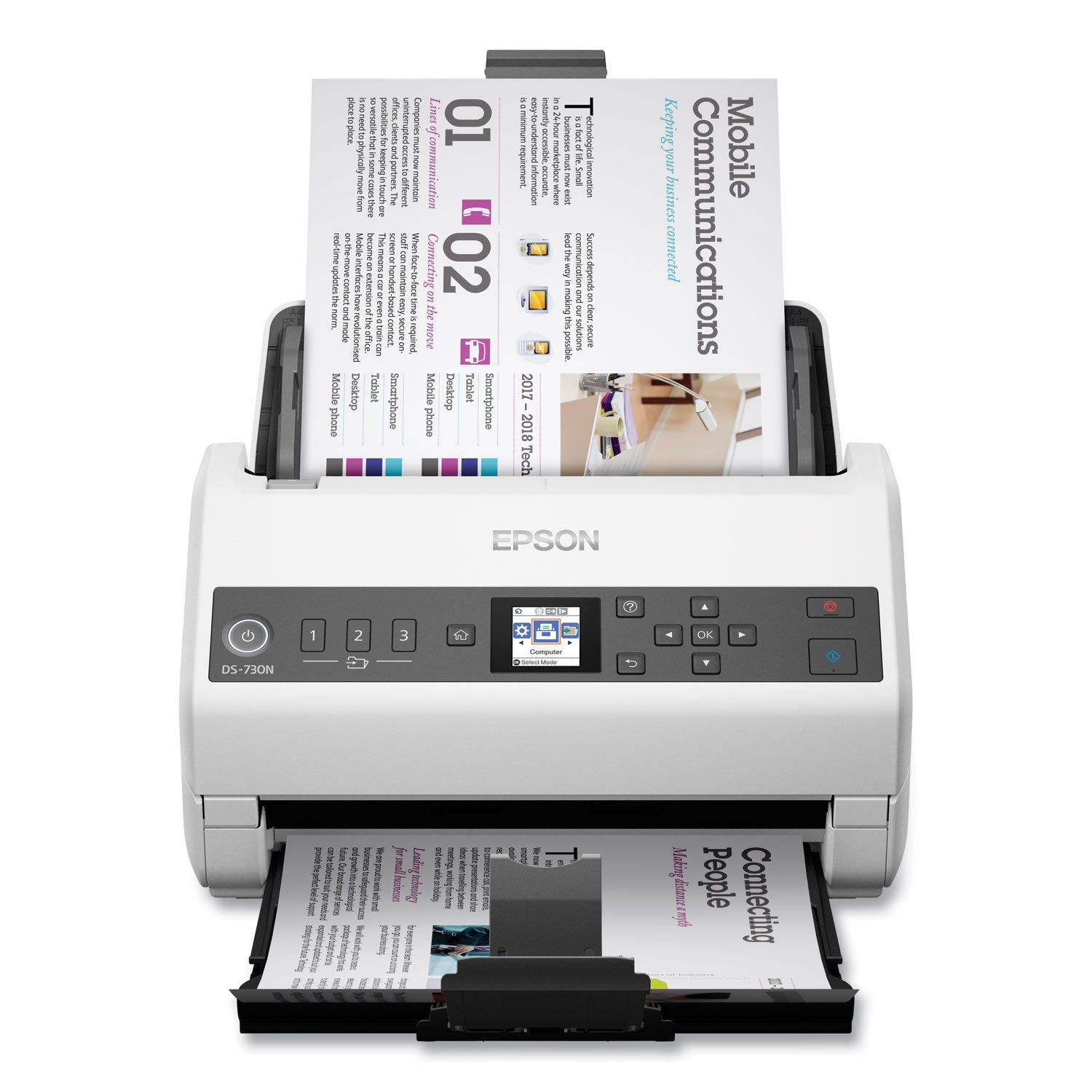 DS-730N Network Color Document Scanner | Epson
