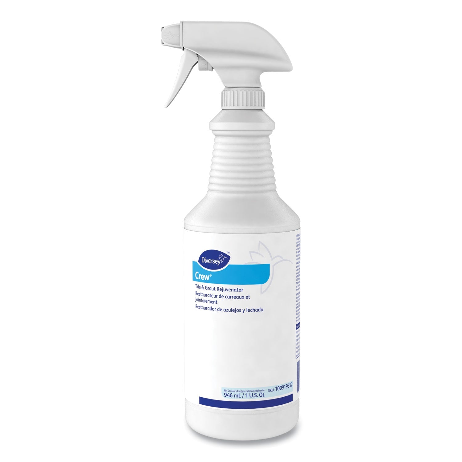 Diversey™ Crew Tile And Grout Rejuvenator, 32 Oz Spray Bottle, 12/carton