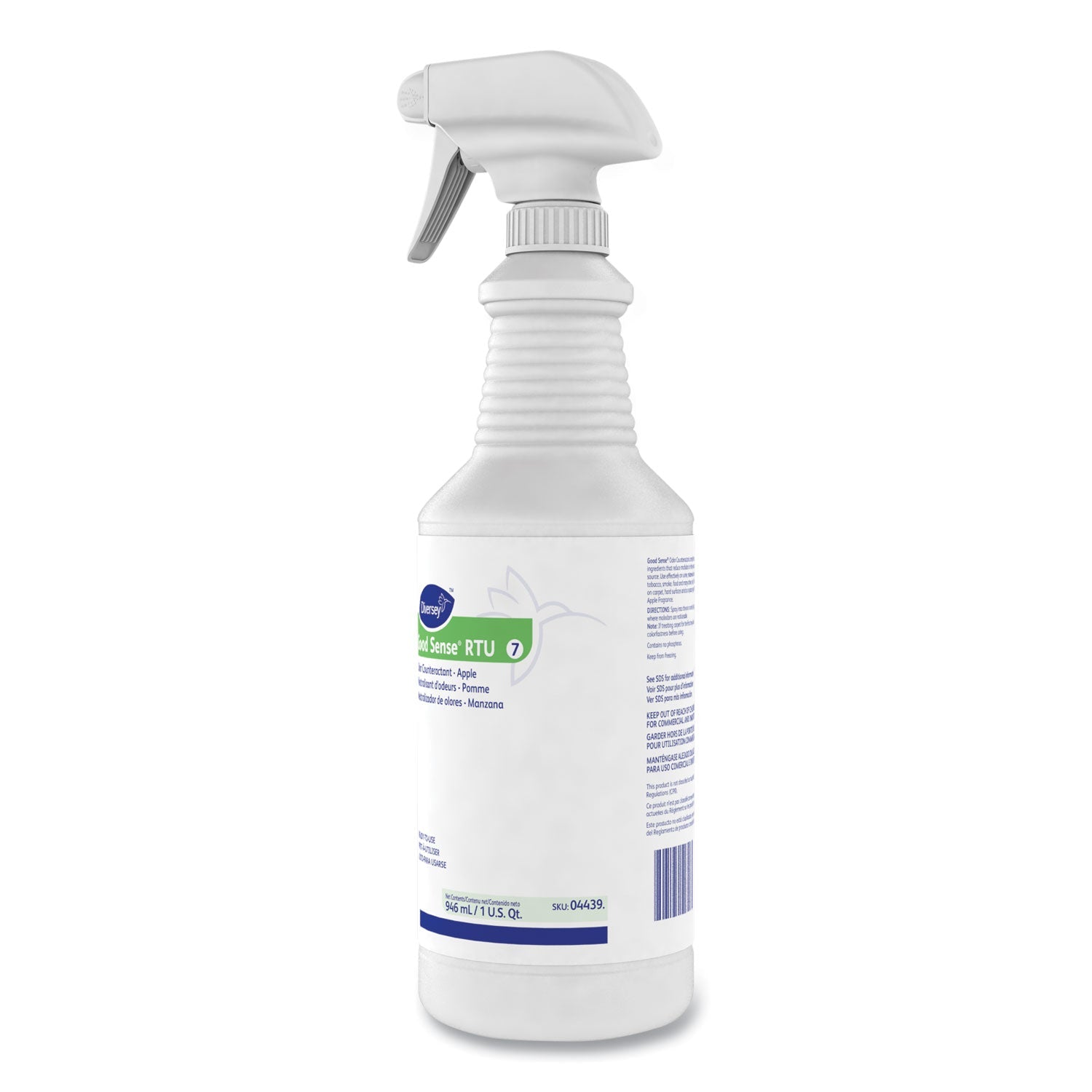 Diversey™ Good Sense Rtu Liquid Odor Counteractant, Apple Scent, 32 Oz Spray Bottle