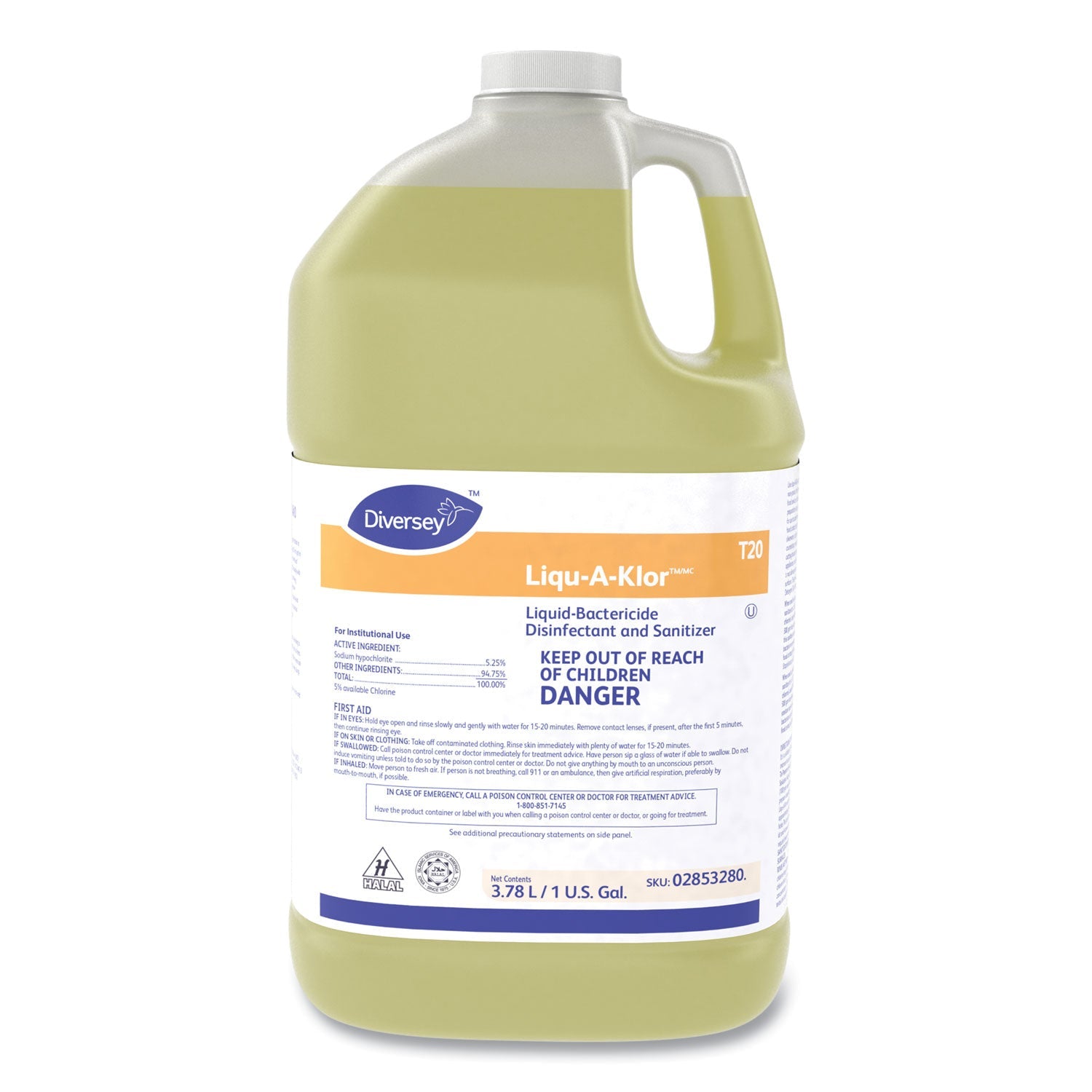 Liqu-A-Klor Disinfectant/Sanitizer | Diversey