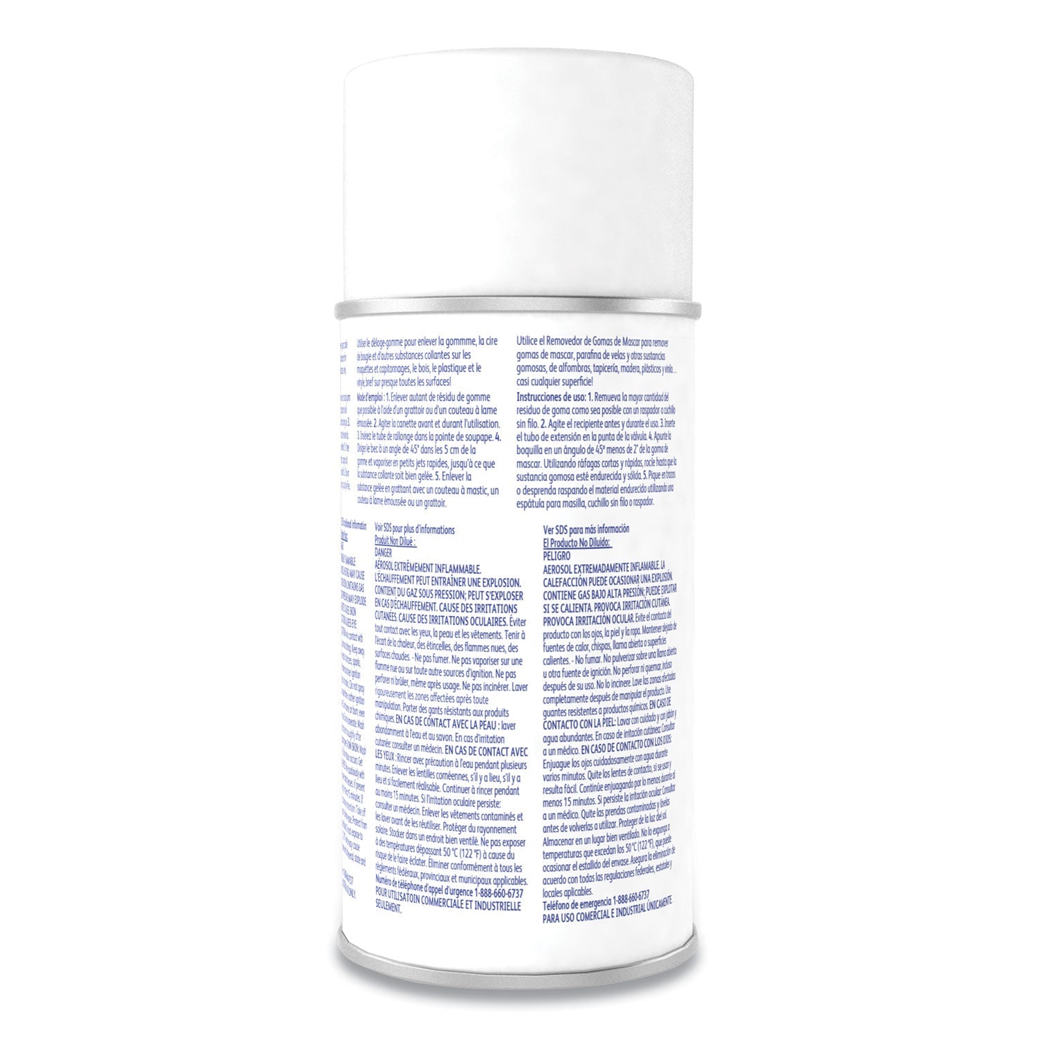 Diversey™ Gum Remover, 6.5 Oz Aerosol Spray Can, 12/carton
