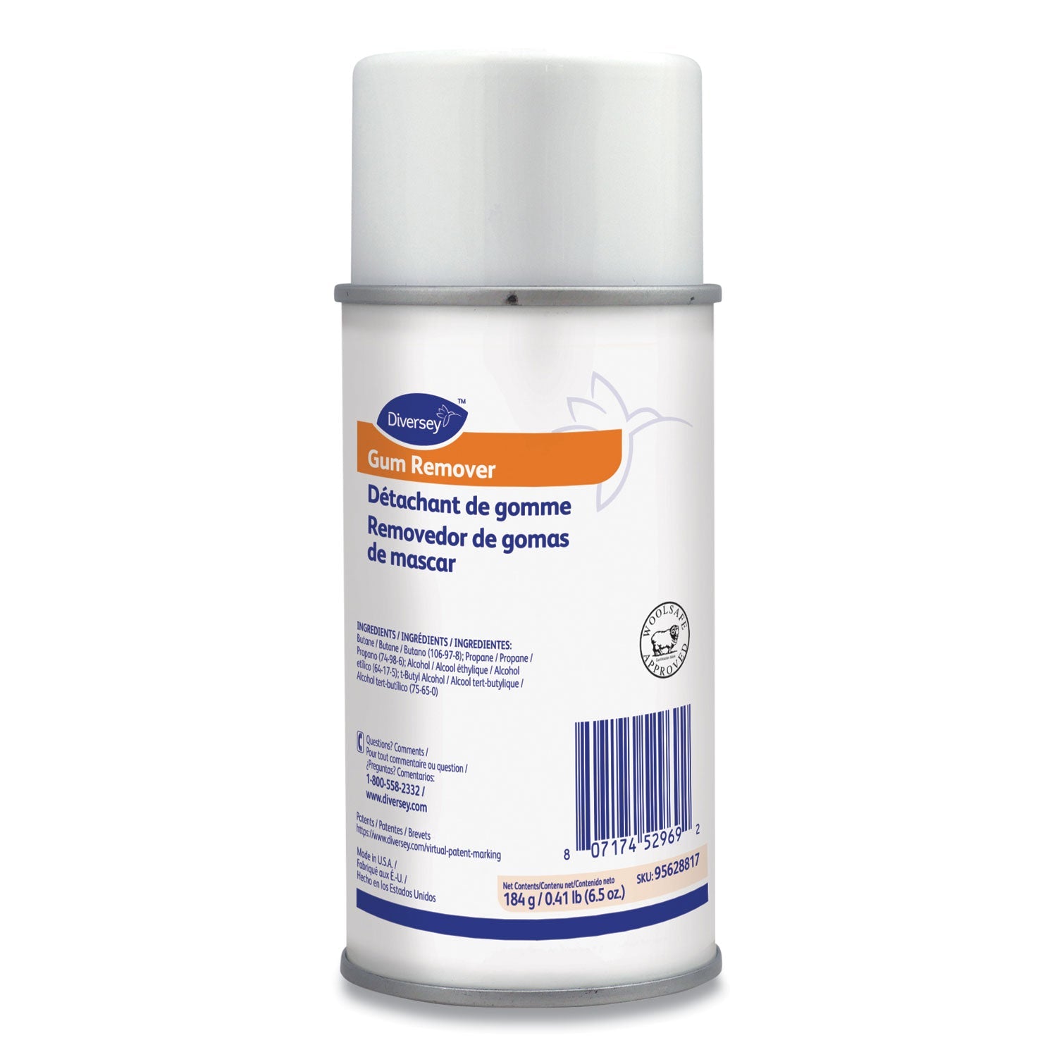 Diversey™ Gum Remover, 6.5 Oz Aerosol Spray Can