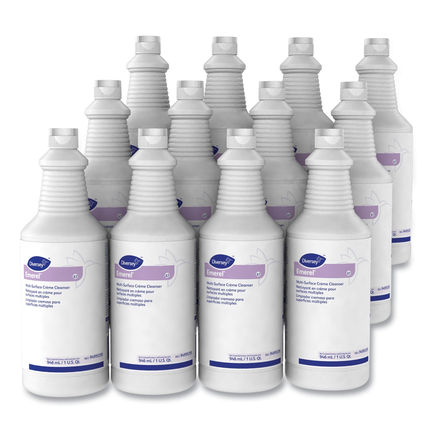 Diversey™ Emerel Multi-Surface Creme Cleanser, Fresh Scent, 32 Oz Bottle, 12/carton