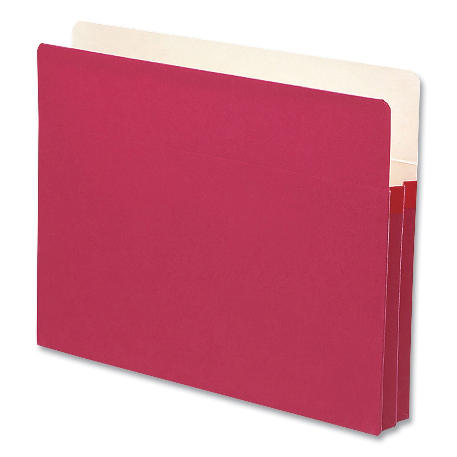 Colored File Pockets | 1.75" Expansion | Red