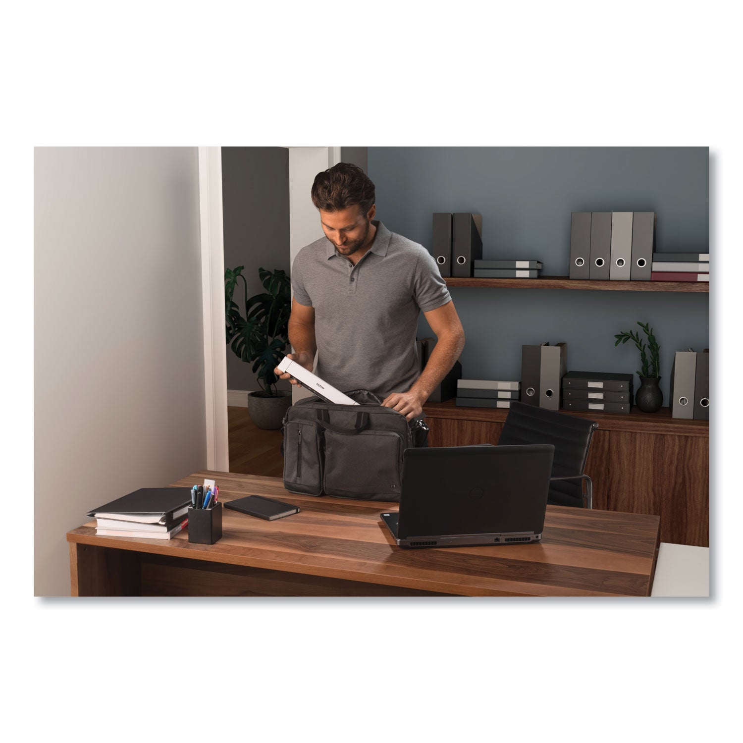 Brother Ds-640 Compact Mobile Document Scanner, 600 Dpi Optical Resolution, 1-Sheet Auto Document Feeder