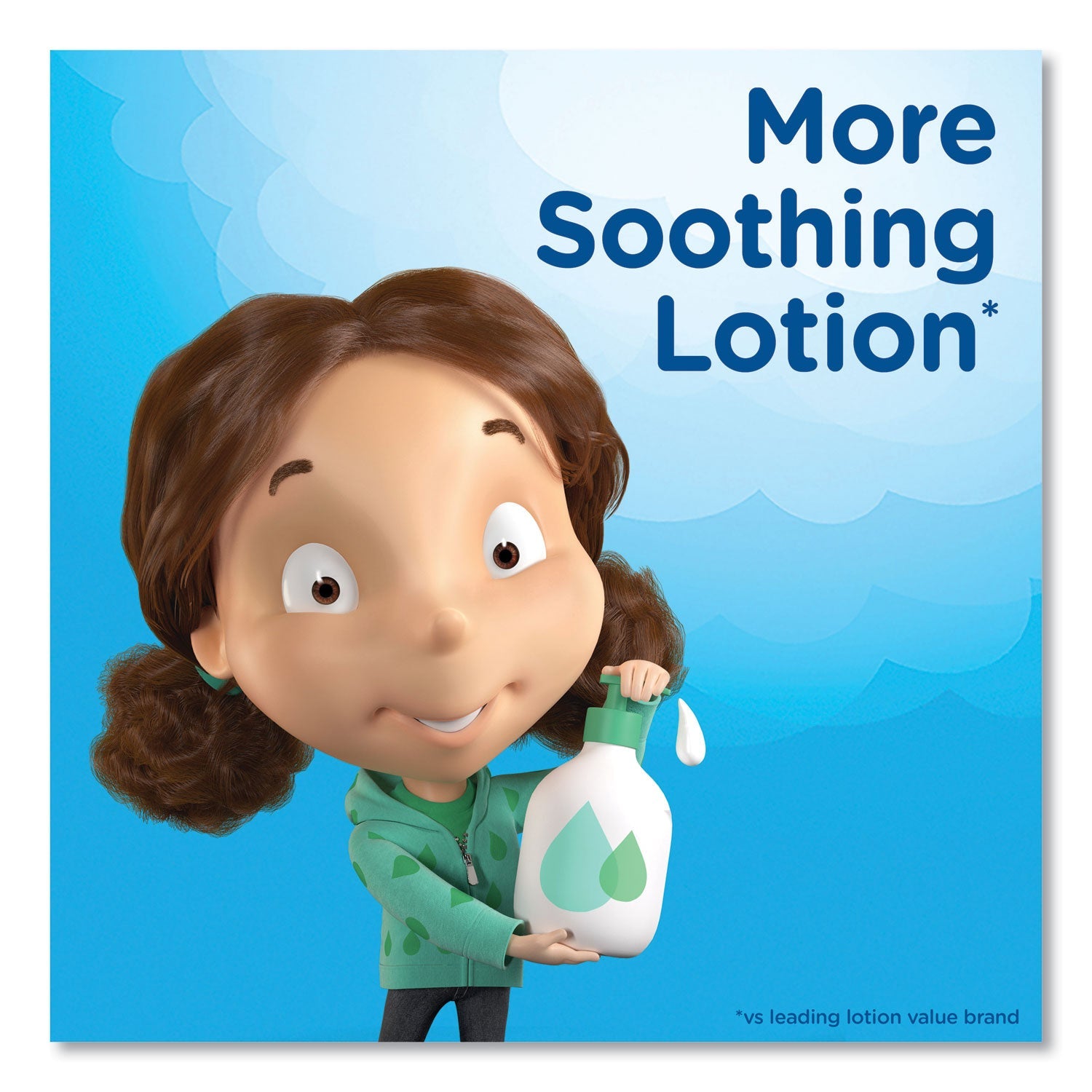 Puffs® Plus Lotion Facial Tissue, 2-Ply, White, 124/Box, 3 Box/Pack