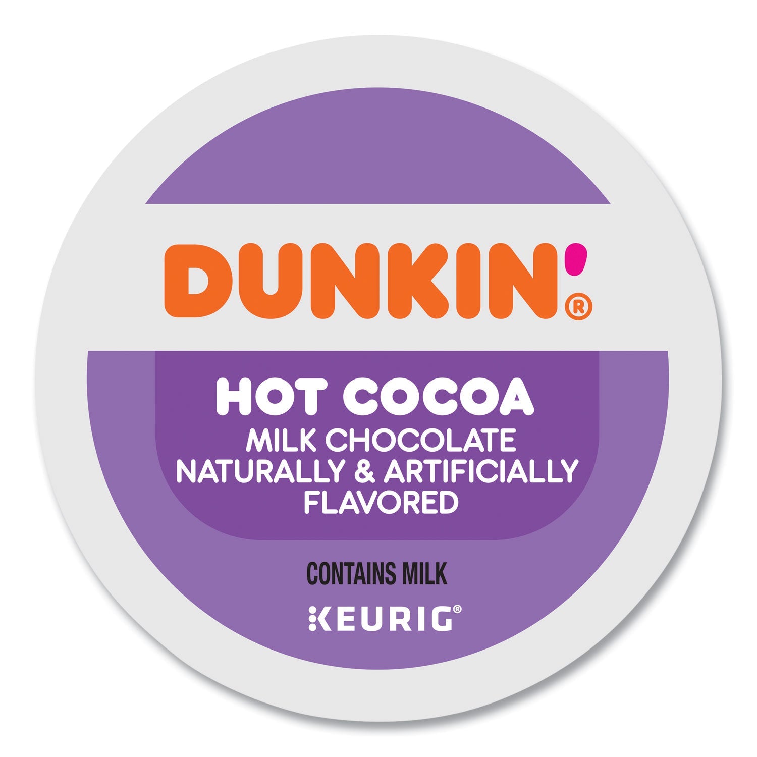 Dunkin'® Milk Chocolate Hot Cocoa K-Cup Pods, 22/box