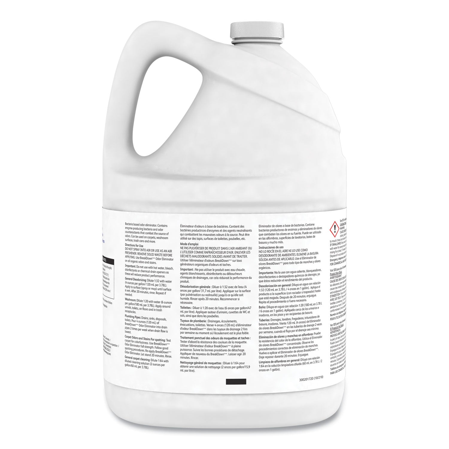 Diversey™ Breakdown Odor Eliminator, Cherry Almond Scent, Liquid, 1 Gal Bottle, 4/carton