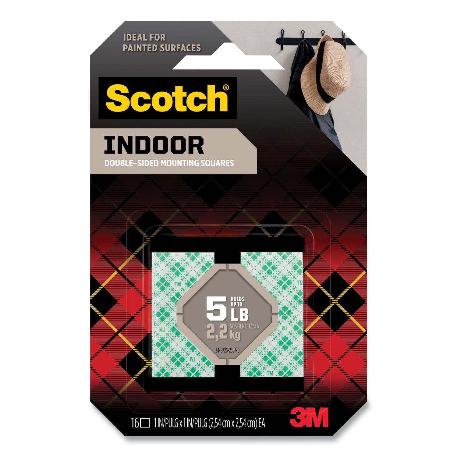 Scotch Permanent Foam Mounting Tape Squares