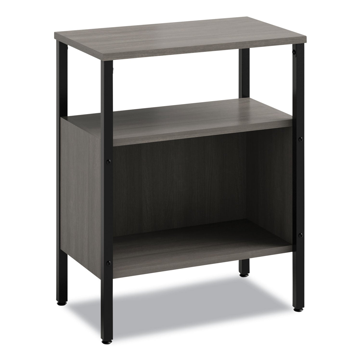 Safco® Simple Storage, Two-Shelf, 23.5w x 14d x 29.6h, Gray