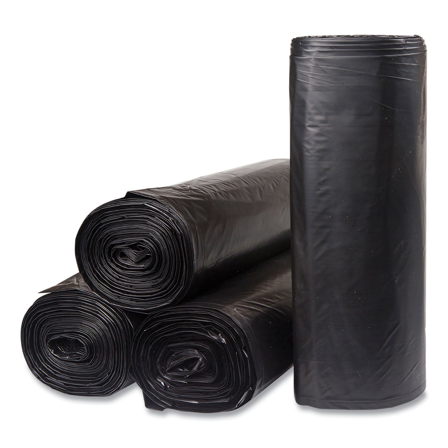 45 Gal Low-Density Can Liners | Black