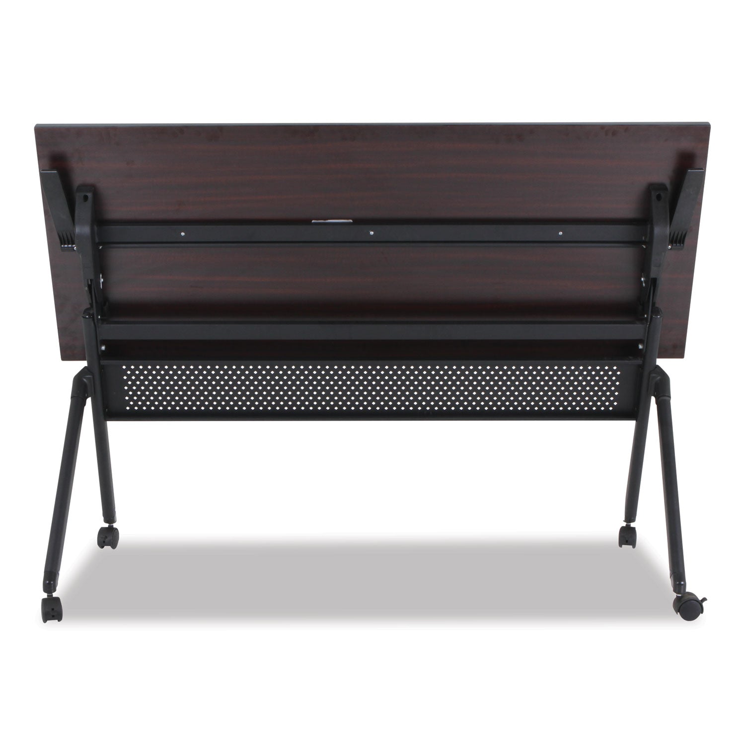 Alera® Reversible Laminate Table Top, Rectangular, 59.5w X 23.63,medium Cherry/mahogany