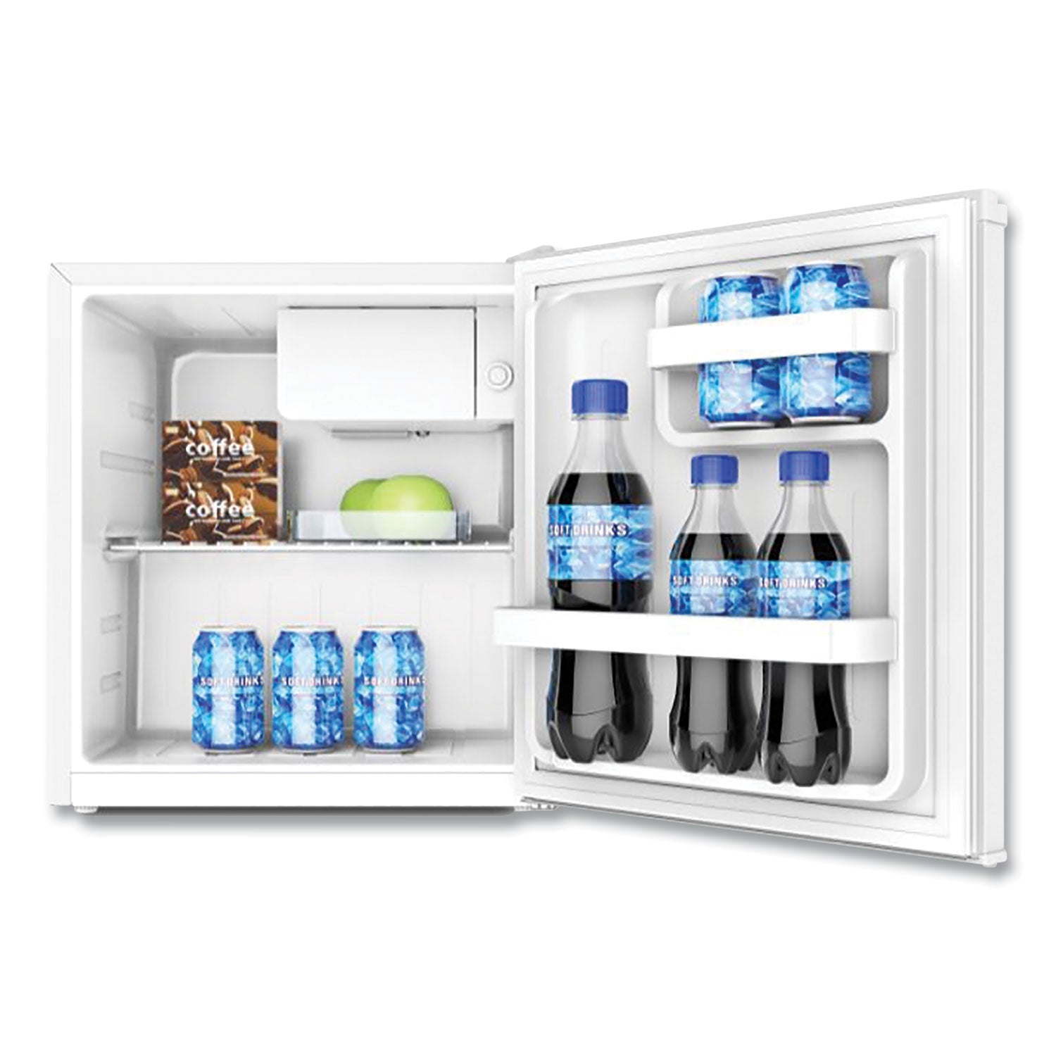 Avanti 1.6 Cubic Ft. Compact Refrigerator with Chiller Compartment, White