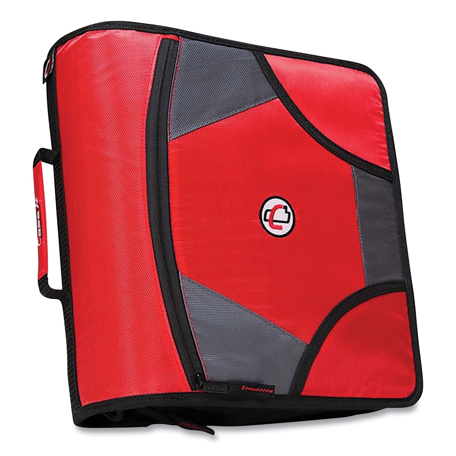 Mighty Zip Tab Binder | Case it™ King Size 4" Red