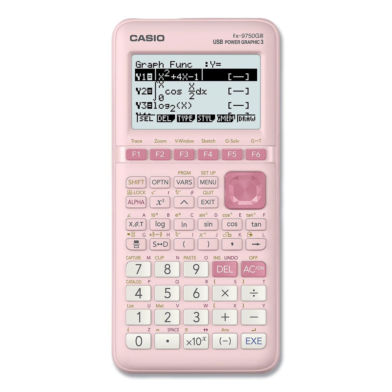 Casio FX-9750GIII Graphing Calculator | Pink
