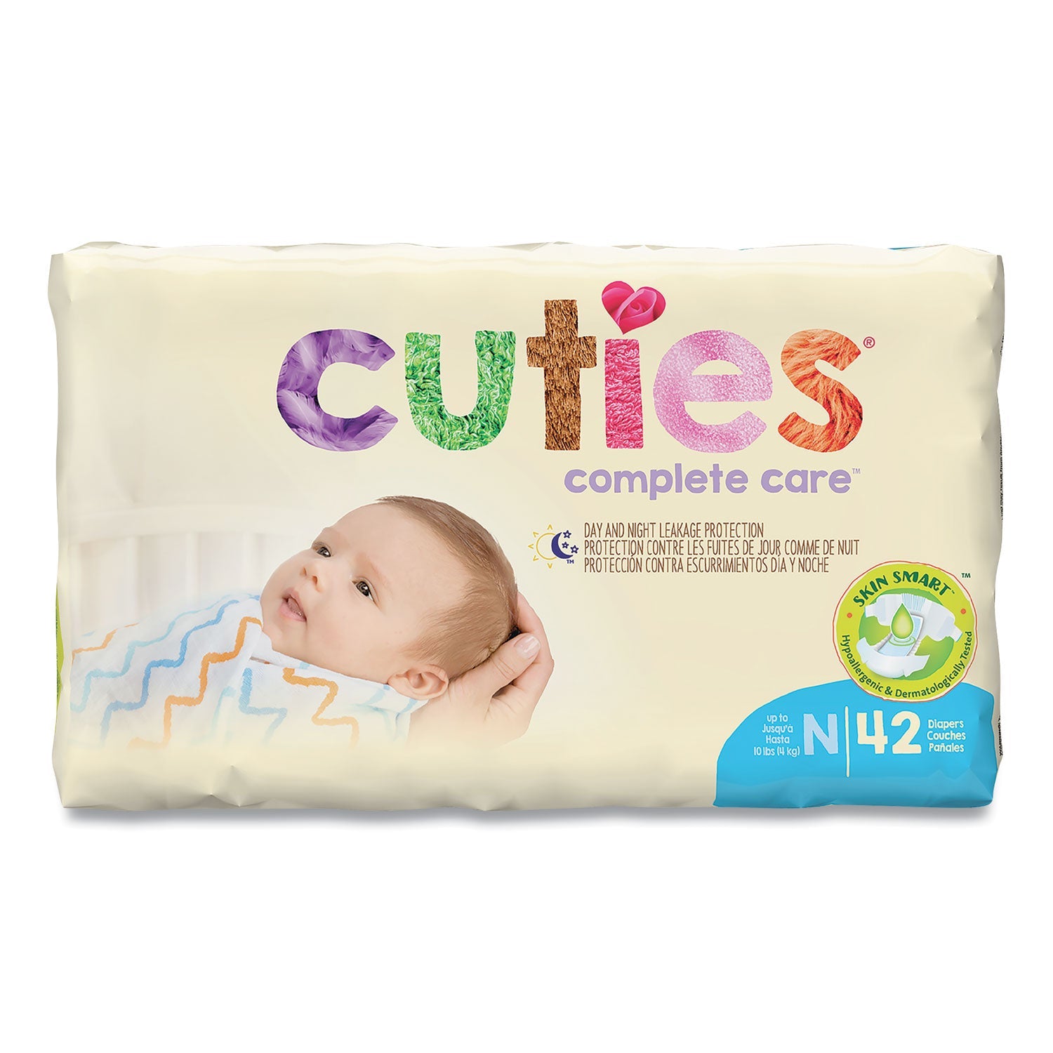Cuties Premium Jumbo Diapers | Size 0, 60 ct.
