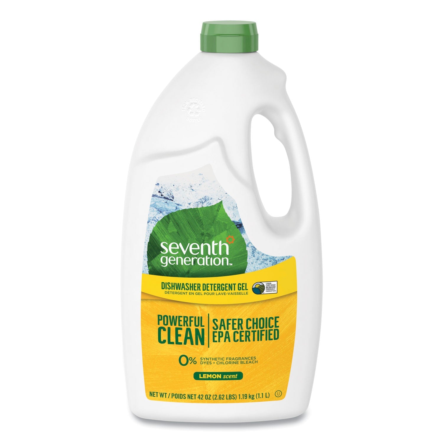 Seventh Generation® Natural Automatic Dishwasher Gel, Lemon, 42 Oz Bottle