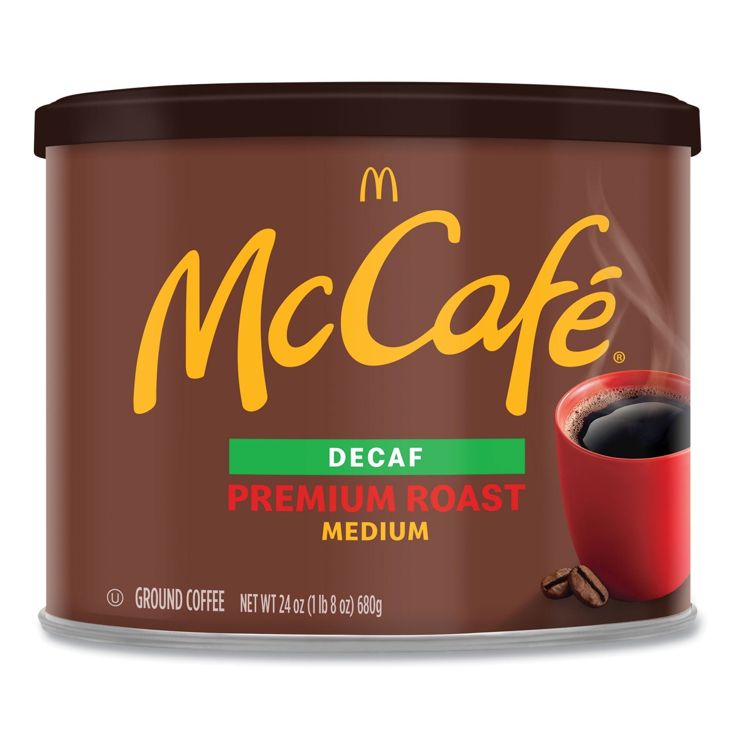 Premium Roast Decaf Coffee | McCafe®, 24 oz Can