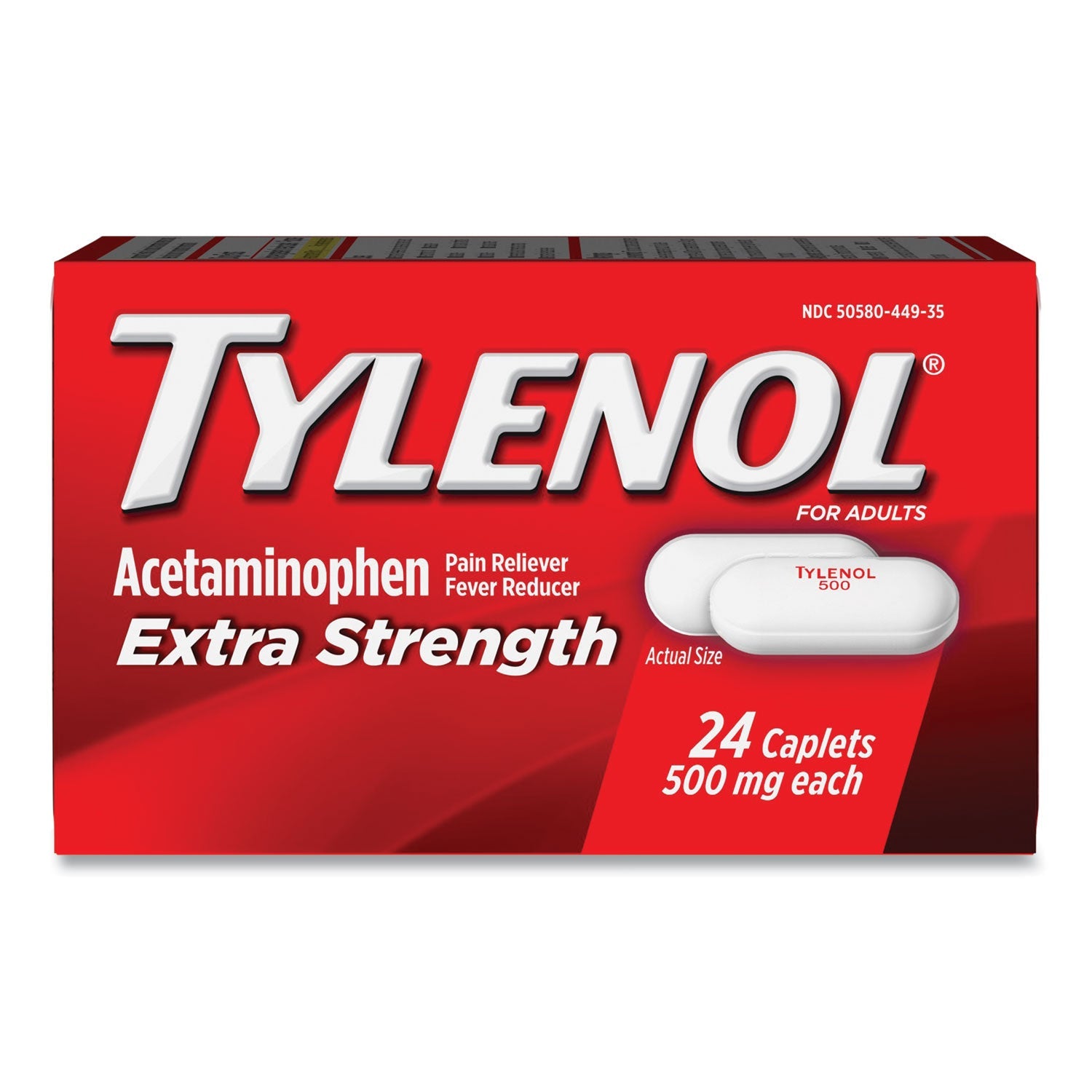 Extra Strength Pain Reliever Caplets | 24 Caplets