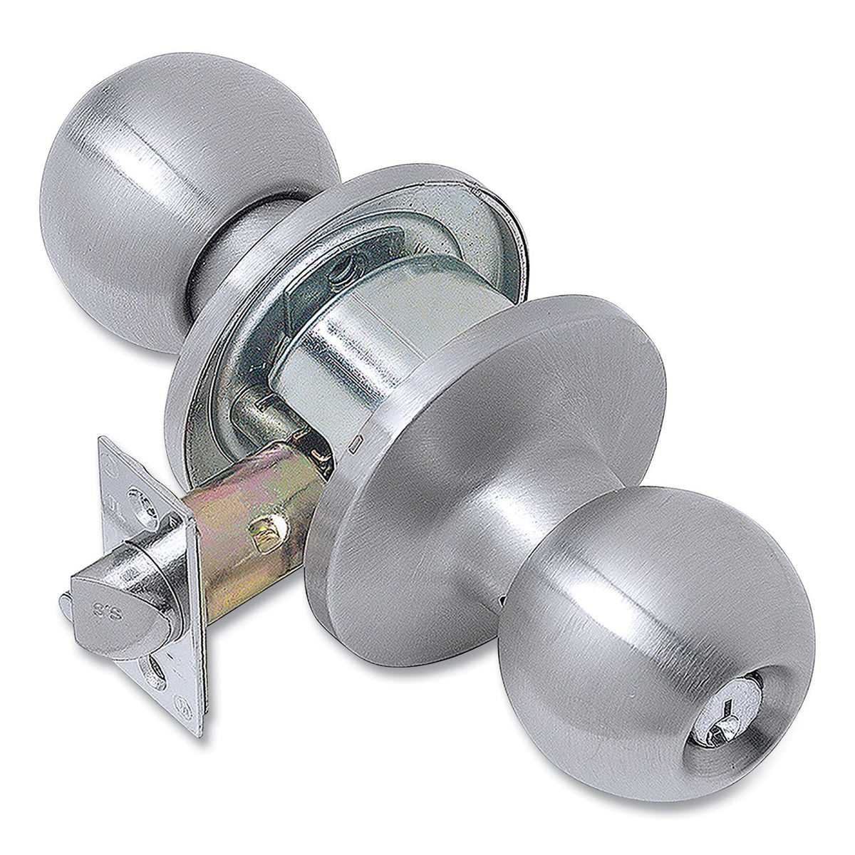 Tell® Light Duty Commercial Storeroom Knob Lockset, Stainless Steel Finish - Bloom Skins