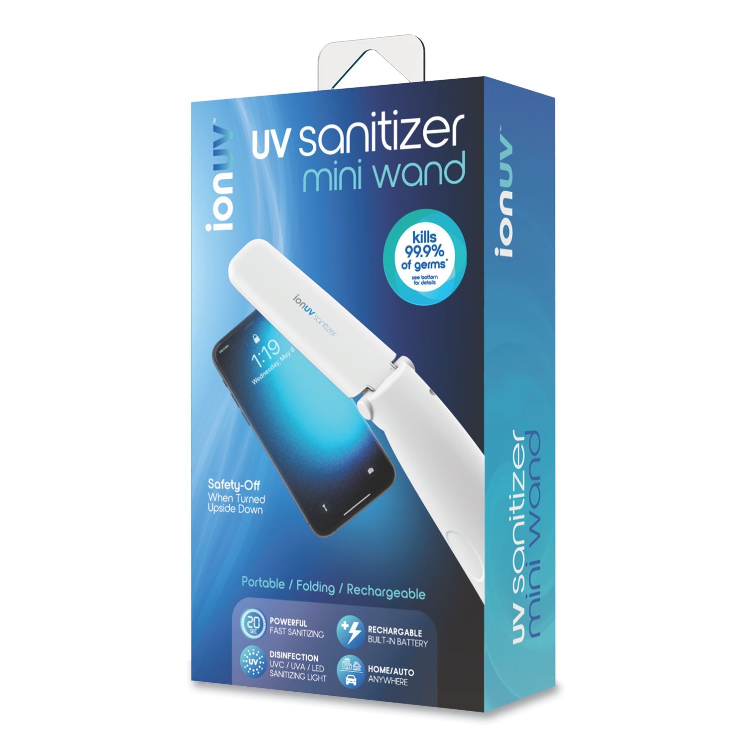Ionuv Mini Sanitizer Wand | White