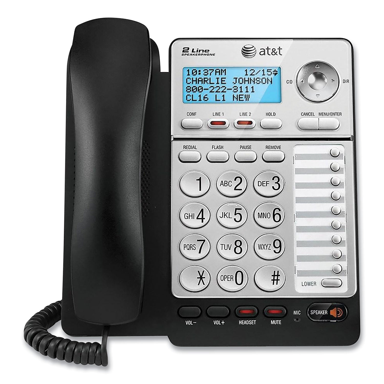 Two-Line Corded Speakerphone | AT&T® ML17928