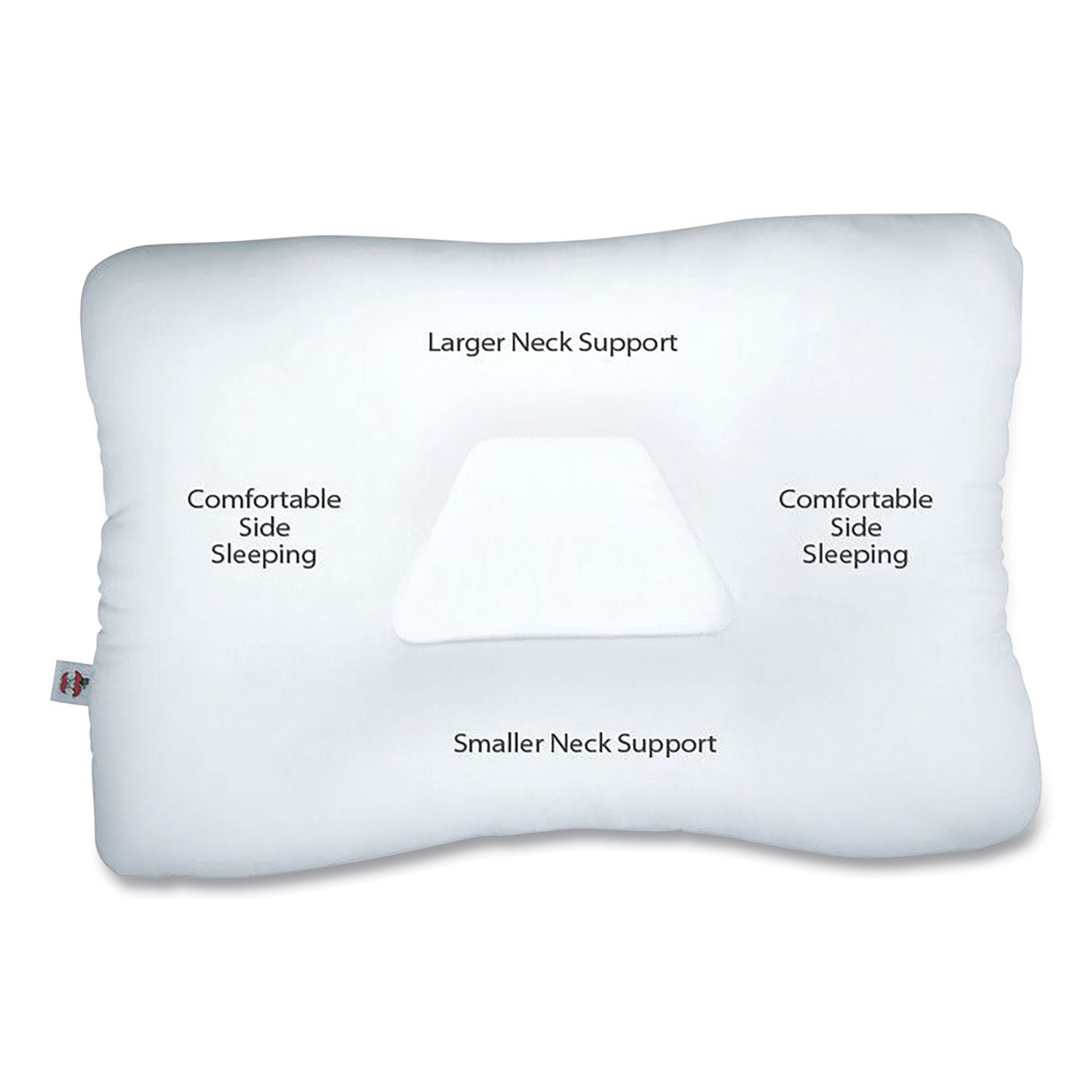 Core Products® Mid-Core Cervical Pillow, Standard, 22 X 4 X 15, Gentle, White