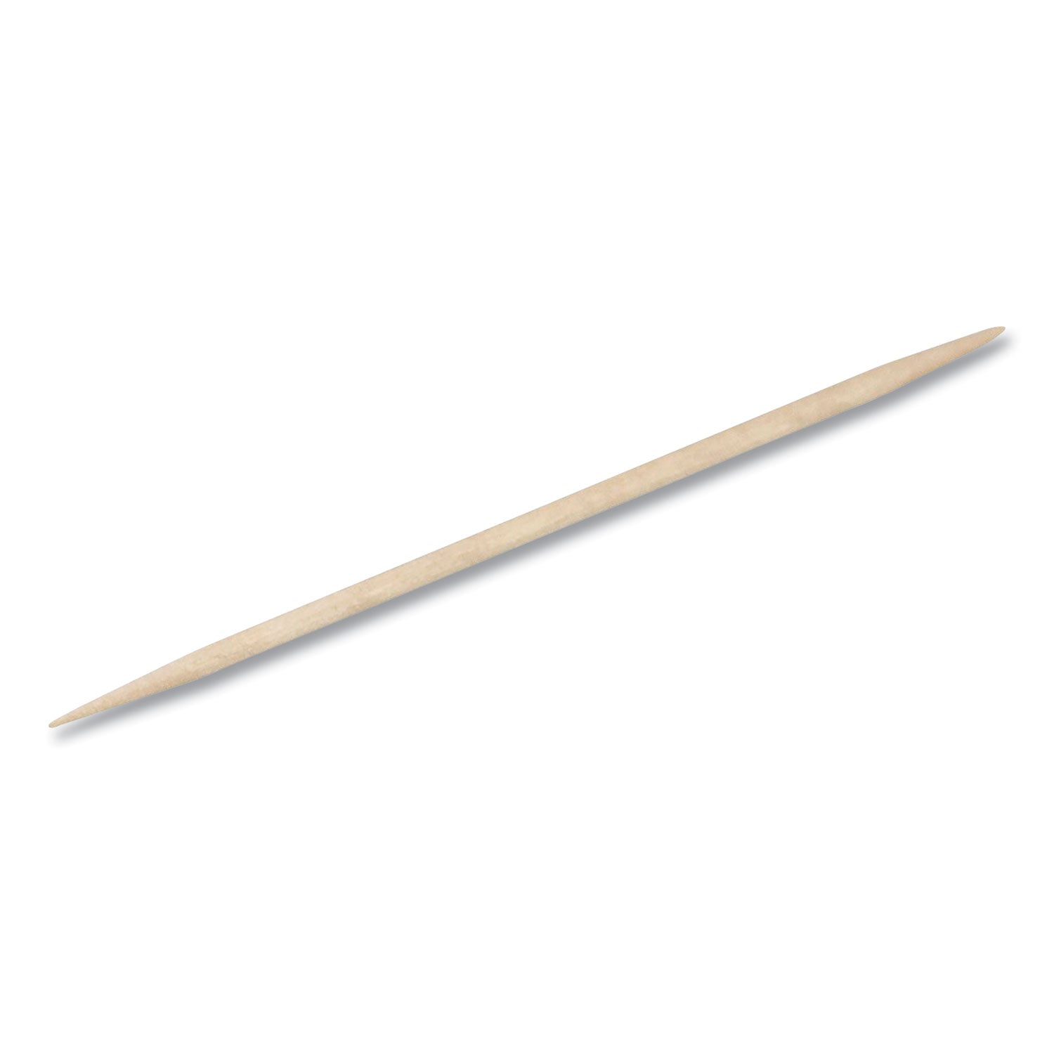 Handgards® Round Wood Toothpicks, Natural, 12,000/carton