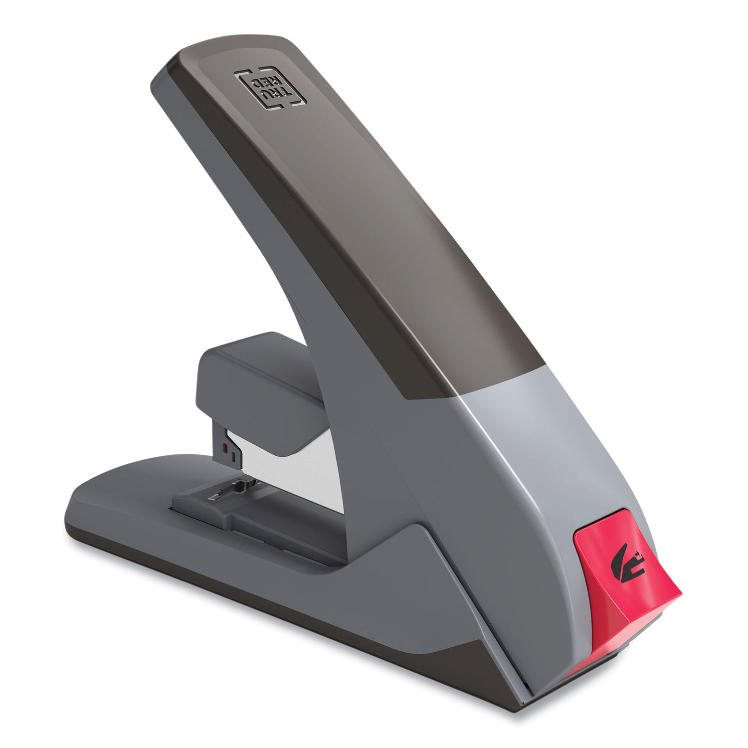 TRU RED™ One-Touch Desktop Stapler, 60 Or 25 Sheet Capacity, Gray/Black