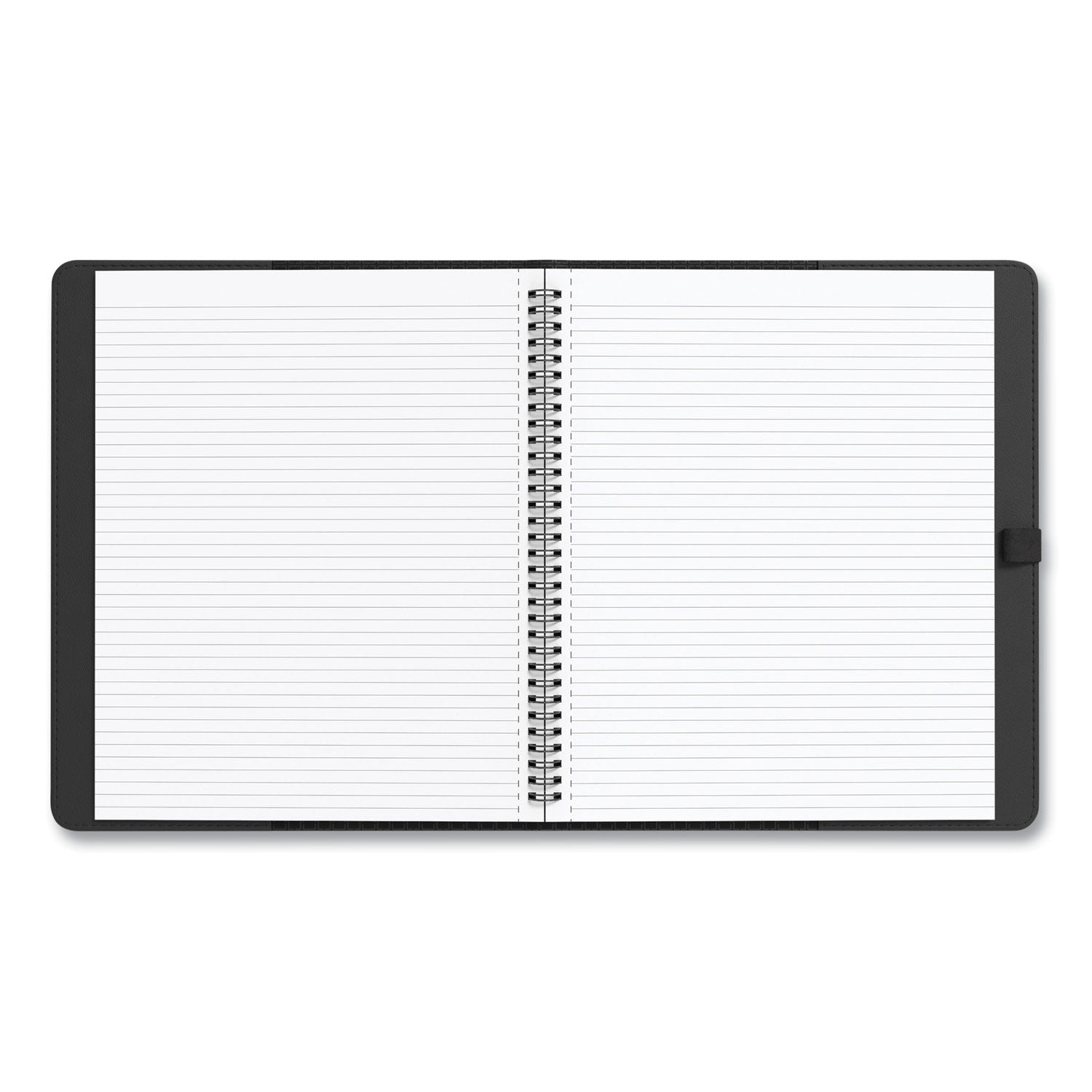 TRU RED™ Soft-Cover Notebook Folio Set, 1-Subject, Narrow Rule, Black Cover, (80) 11 x 8.5 Sheets