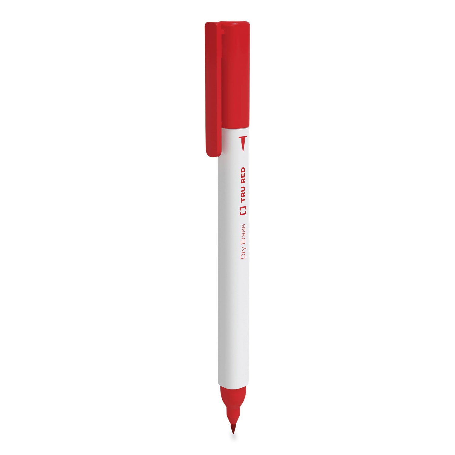 TRU RED™ Dry Erase Marker, Pen-Style, Extra-Fine Bullet Tip, Assorted Colors, 4/pack