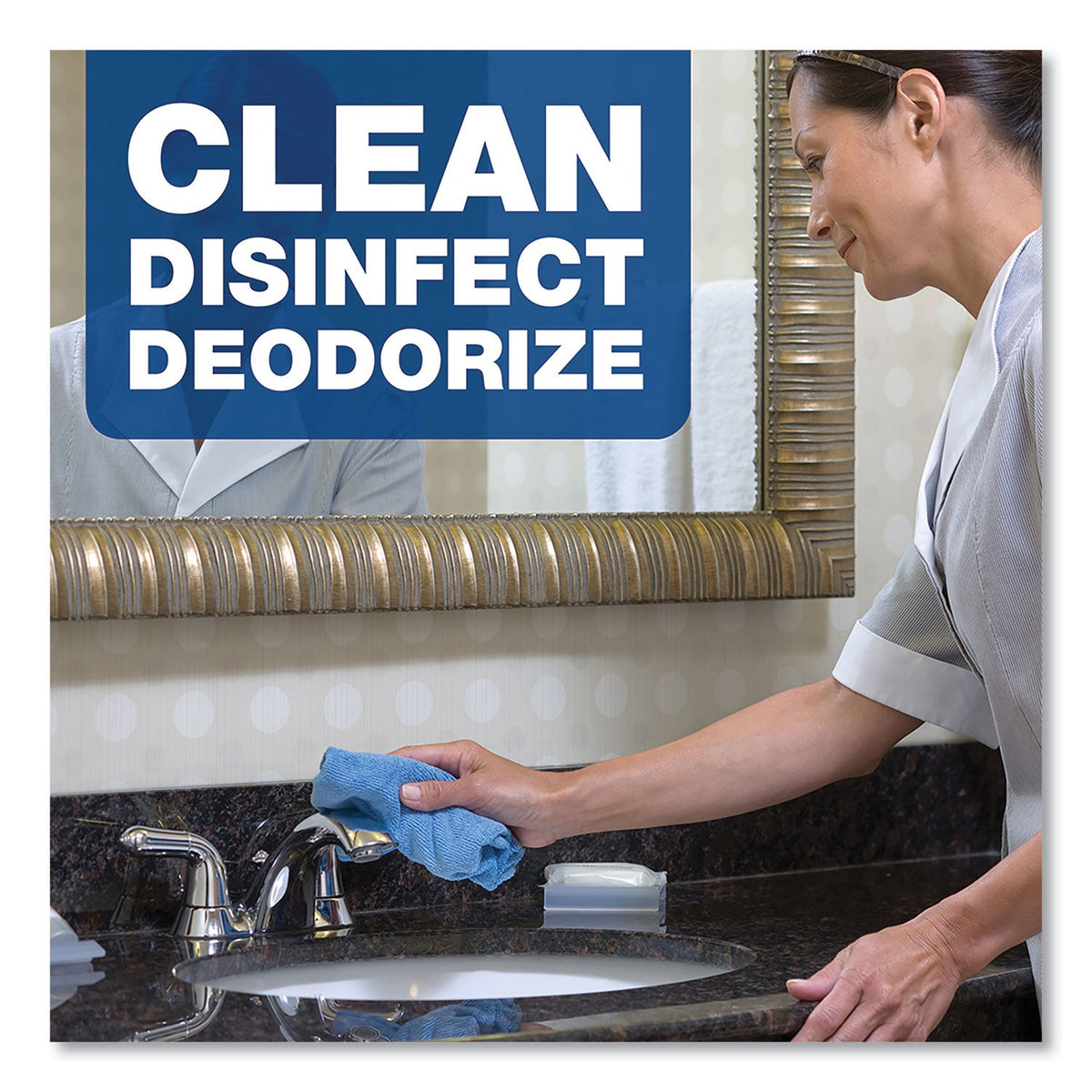 Comet® Disinfecting-Sanitizing Bathroom Cleaner, 32 Oz Trigger Spray Bottle, 8/carton