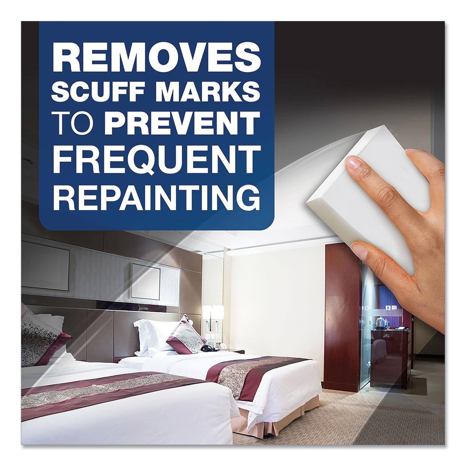 Mr. Clean® Magic Eraser Extra Durable, 4.6 X 2.4, 0.7" Thick, White, 30/carton