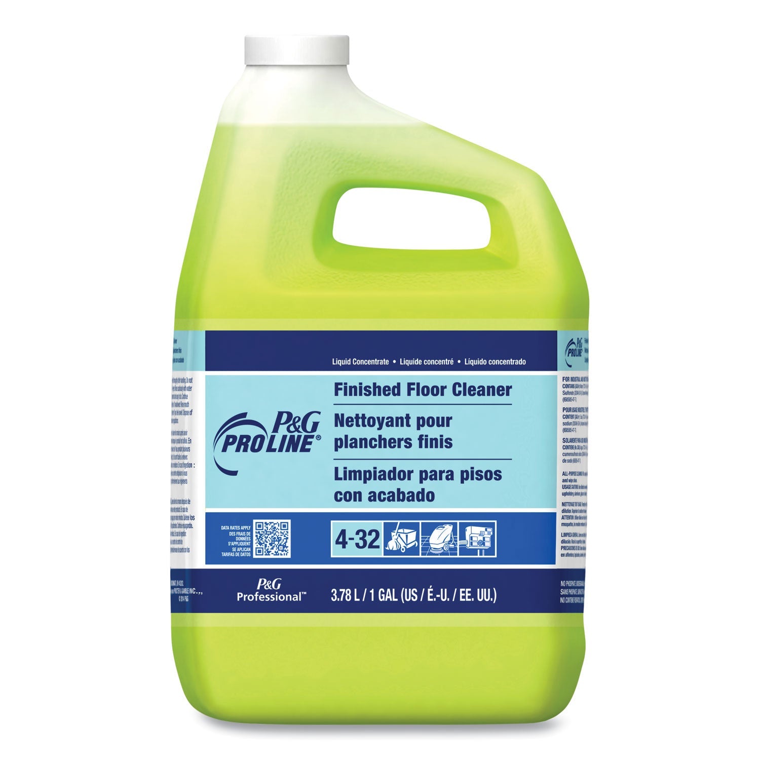 P&G Pro Line® Finished Floor Cleaner, 1 gal Jug - Bloom Skins