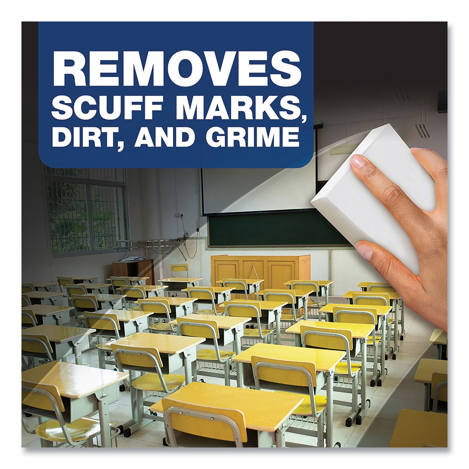 Mr. Clean® Magic Eraser Extra Durable, 4.6 X 2.4, 0.7" Thick, White, 30/carton