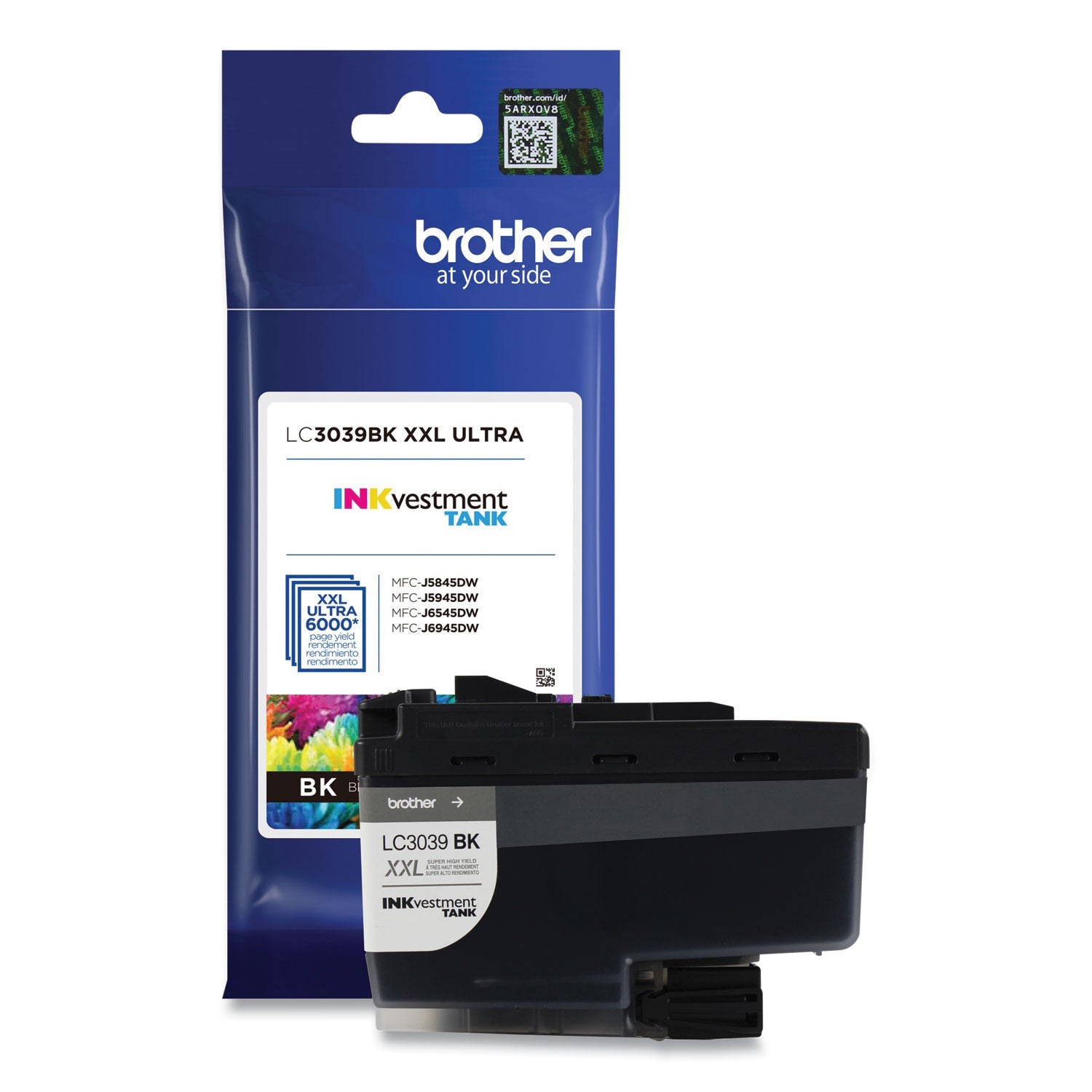 Brother Lc3039bk Inkvestment Ultra High-Yield Ink, 6,000 Page-Yield, Black