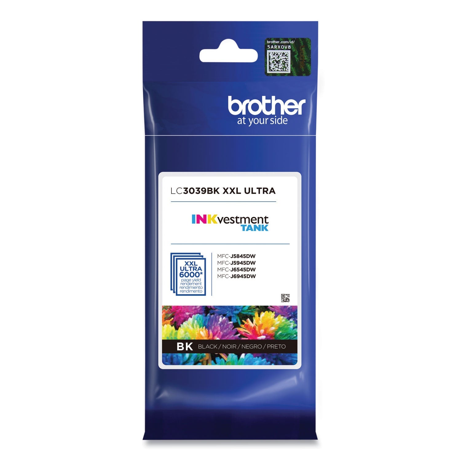 Brother Lc3039bk Inkvestment Ultra High-Yield Ink, 6,000 Page-Yield, Black