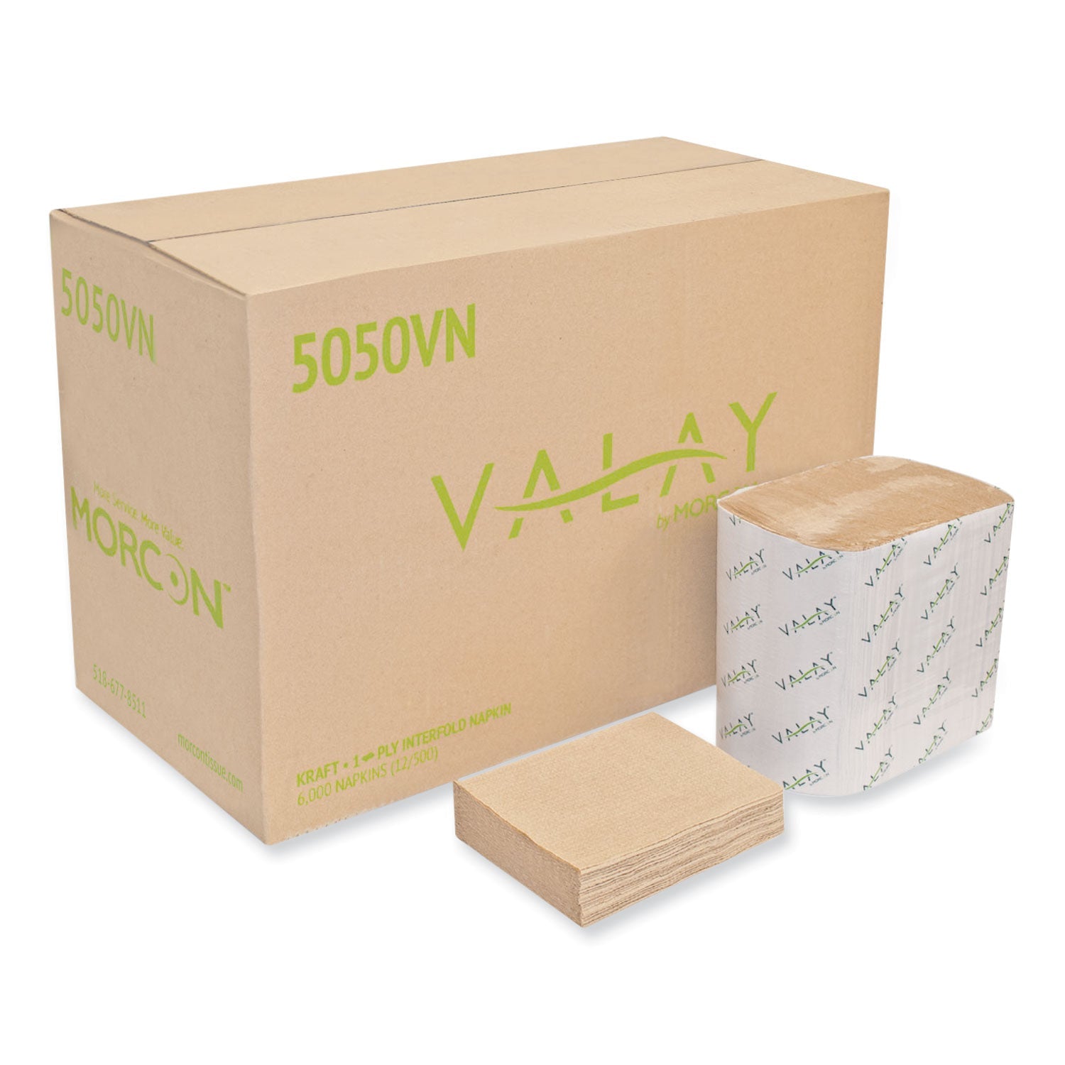 Valay Interfolded Napkins | Kraft | 6000/ct