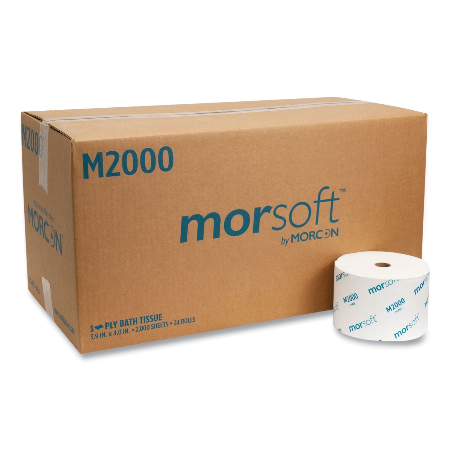 Small Core Bath Tissue | 1-Ply | 24 Rolls