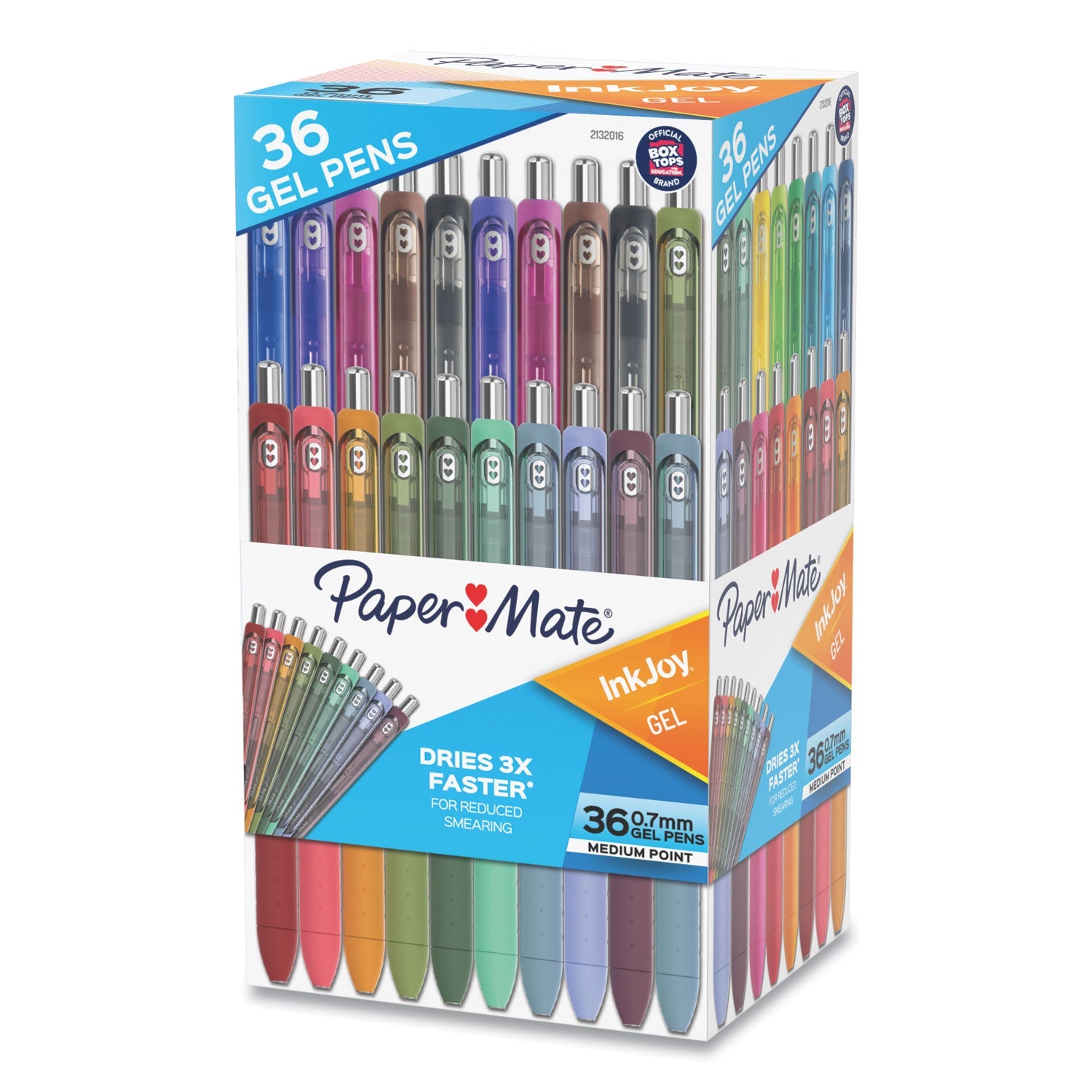 Paper Mate® Inkjoy Gel Pen, Retractable, Medium 0.7 Mm, Assorted Ink And Barrel Colors, 36/pack - Bloom Skins