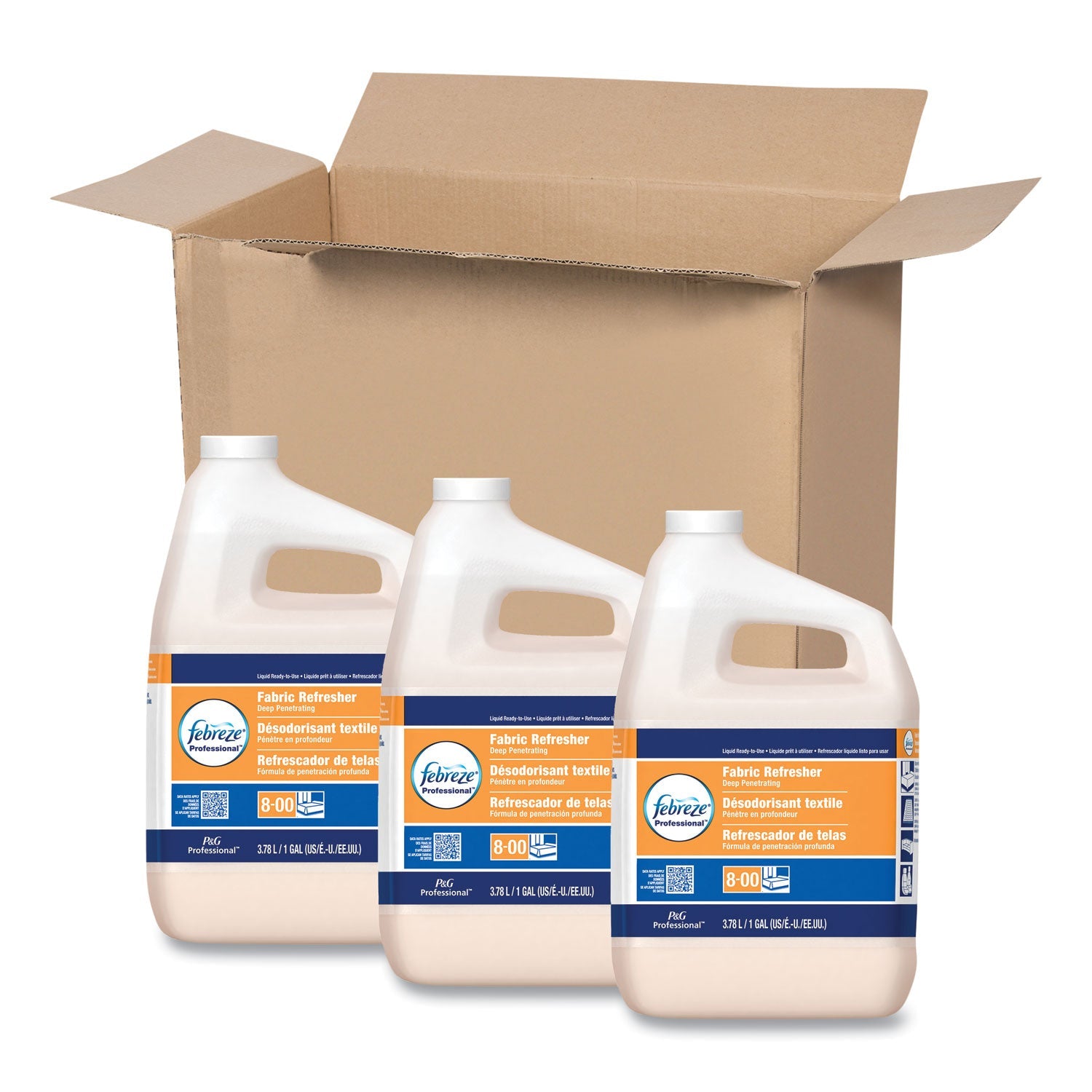 Febreze® Professional Deep Penetrating Fabric Refresher, Fresh Clean, 1 Gal Bottle, 3/carton