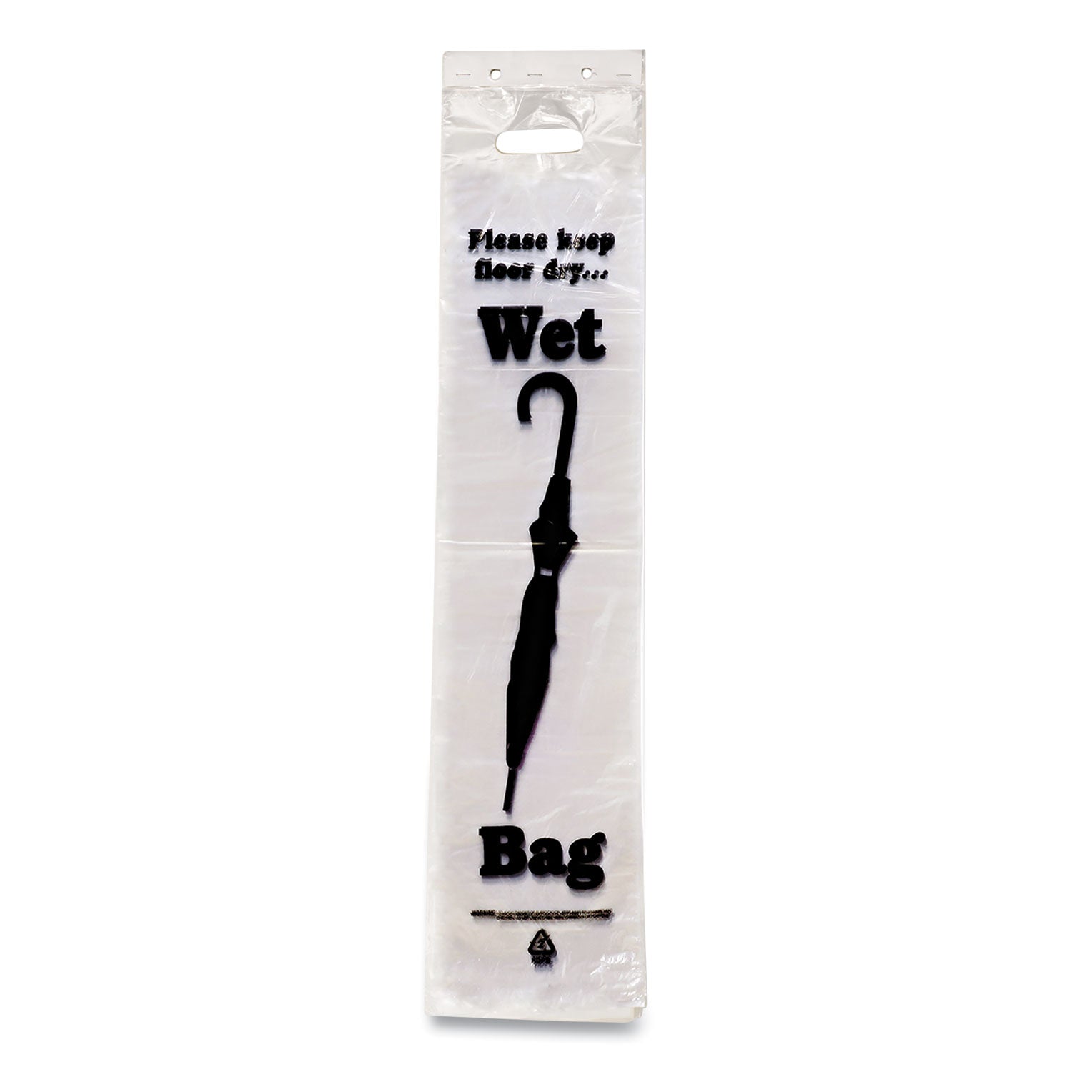 Tatco Wet Umbrella Bags, 7" X 31", Clear, 1,000/box