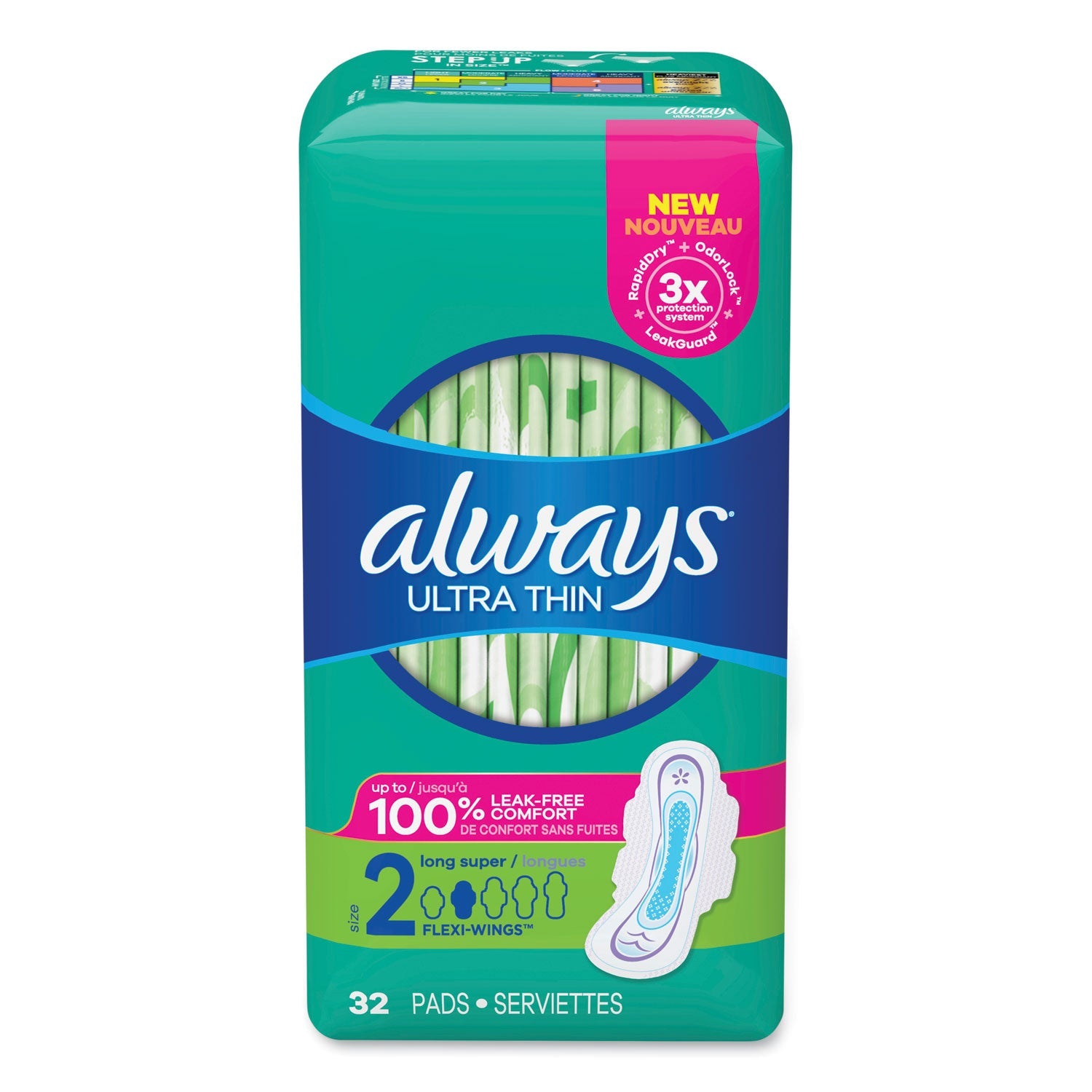 Always® Ultra Thin Pads With Wings | 3-Pack