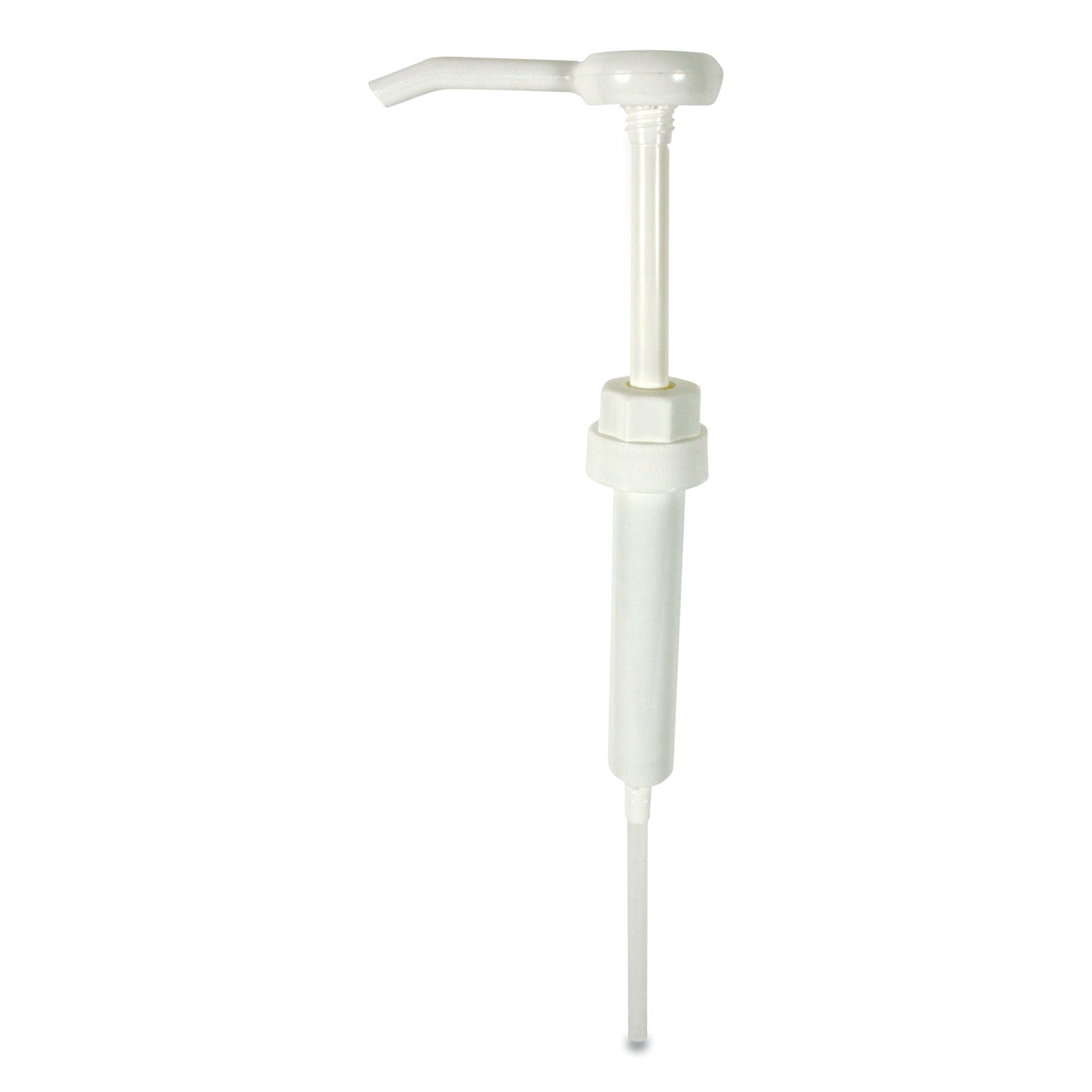 Impact® ECONOMY PLASTIC DISPENSING PUMP, 38 MM CAP FITS 1 GAL BOTTLES, WHITE