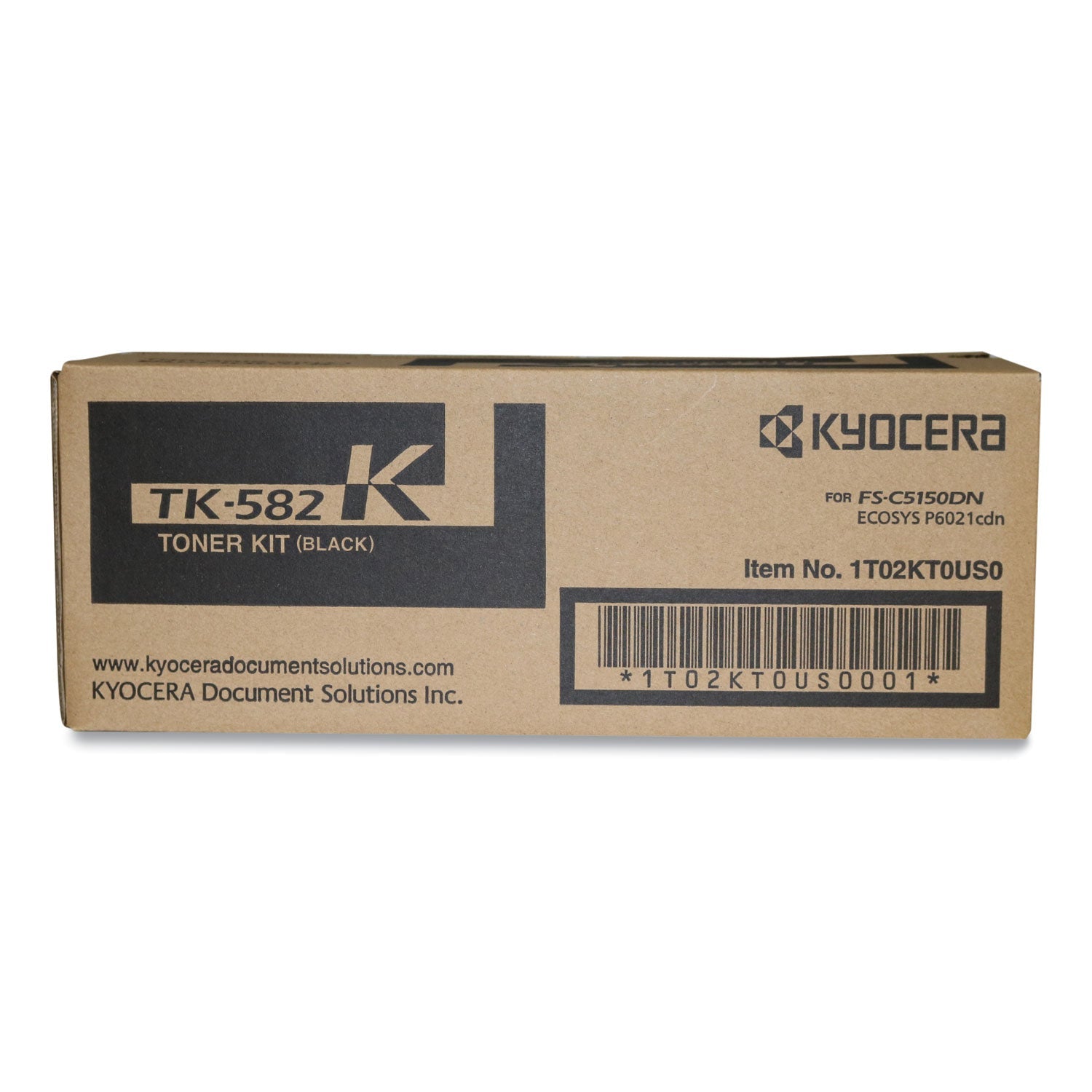 Kyocera Tk582k High-Yield Toner, 3,500 Page-Yield, Black