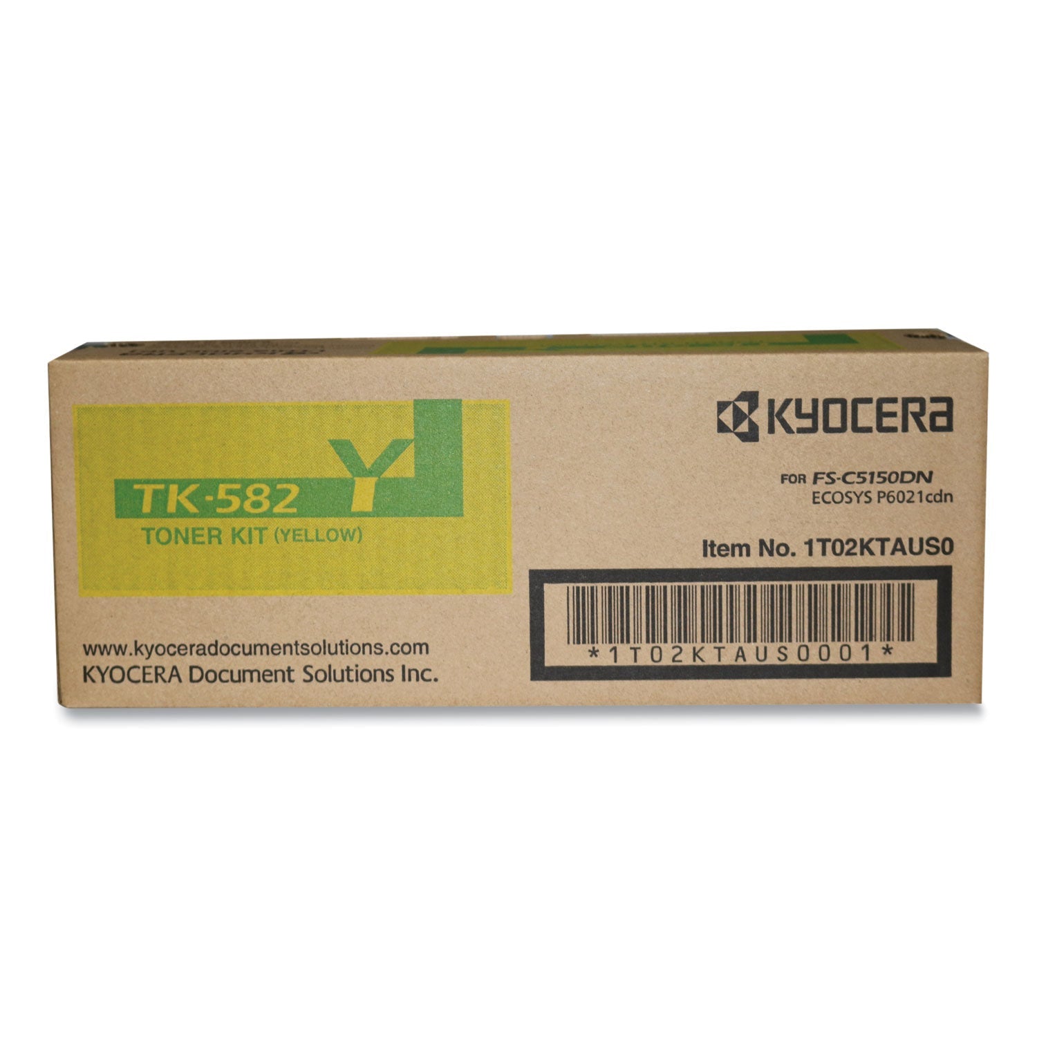 Kyocera TK582Y High-Yield Toner | 2,800 Pages
